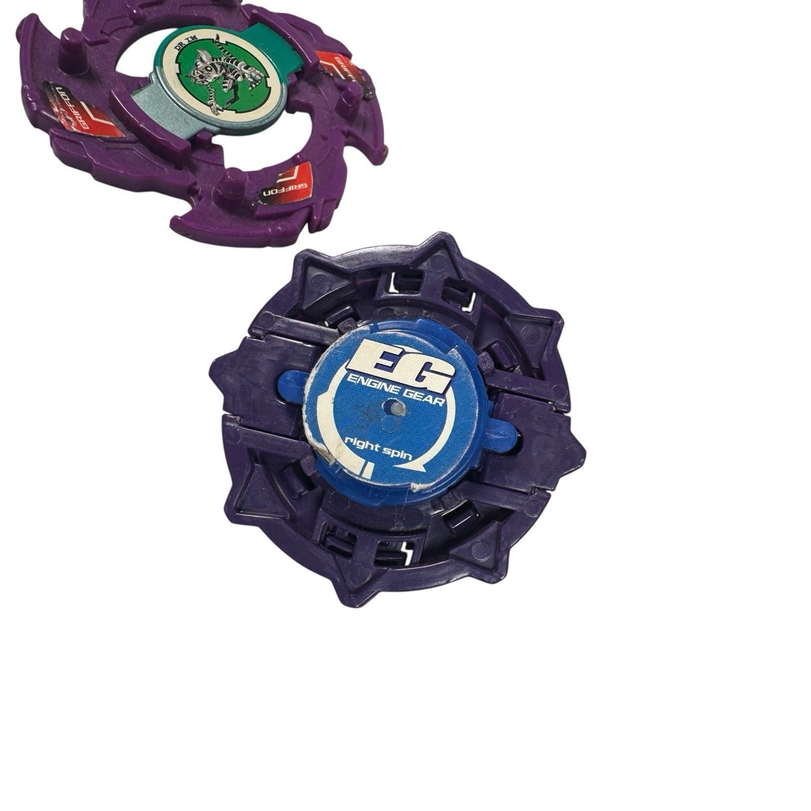 Vintage 2001 Beyblade Dragoon Launcher & Dragoon Beyblades Engine Gear Lot