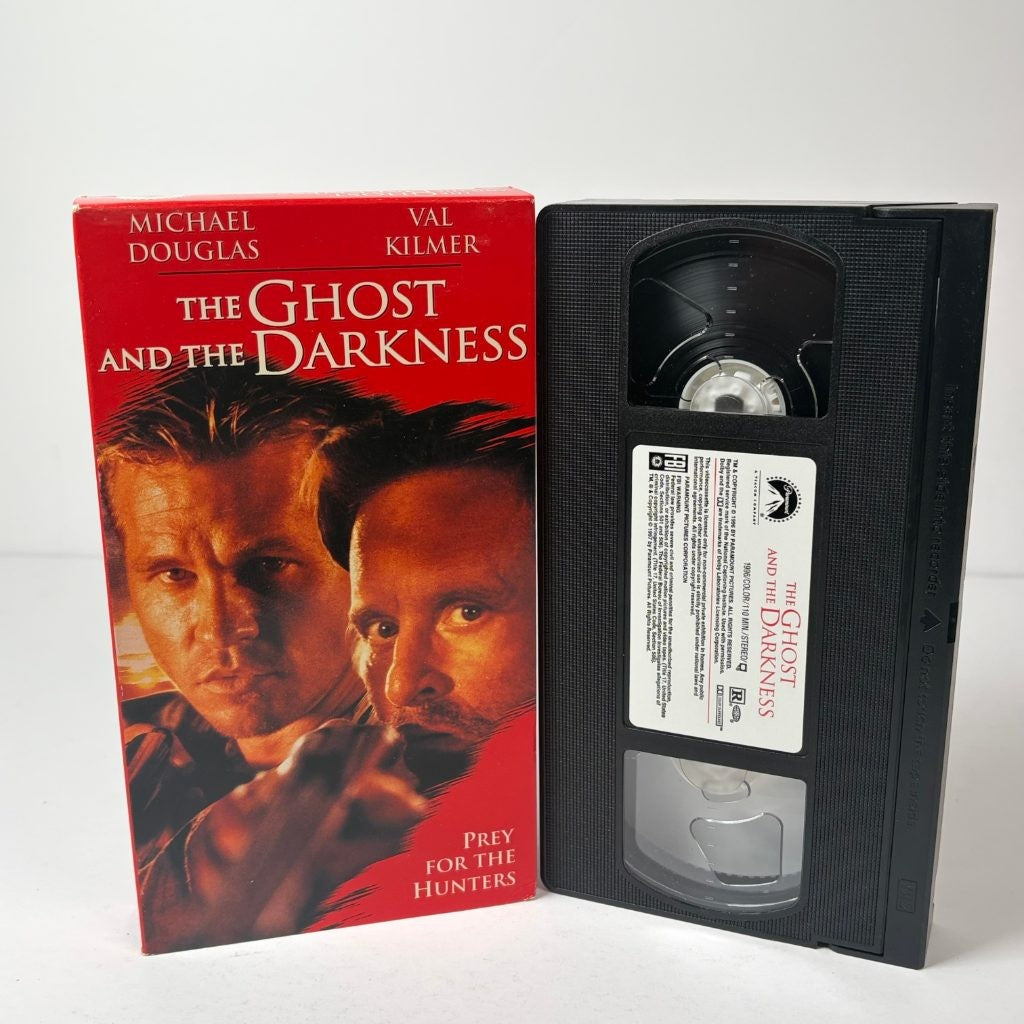The Ghost and the Darkness VHS Michael Douglas Val Kilmer 1996 Paramount