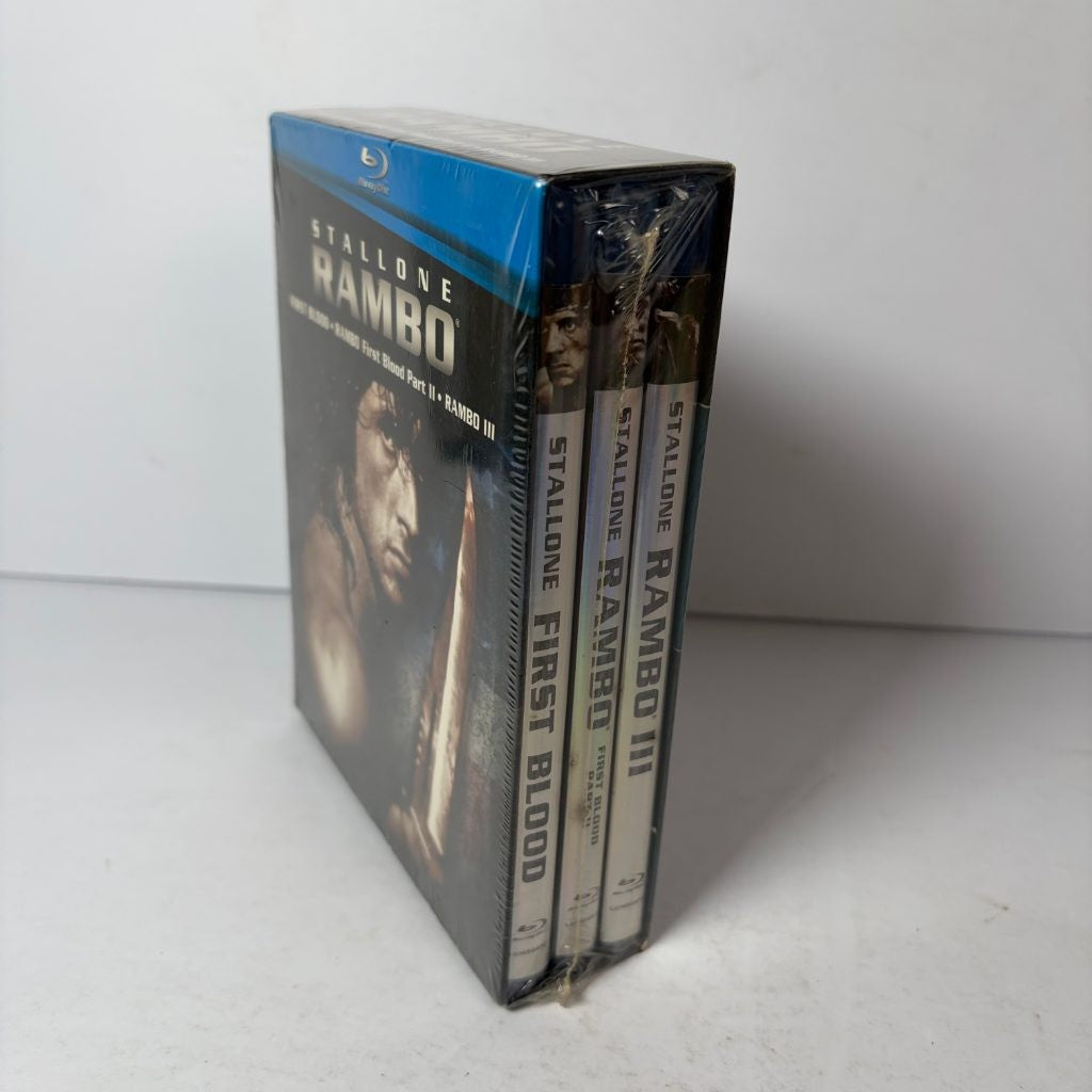 Rambo Trilogy Blu-ray Box Set First Blood Part II III Stallone Lionsgate