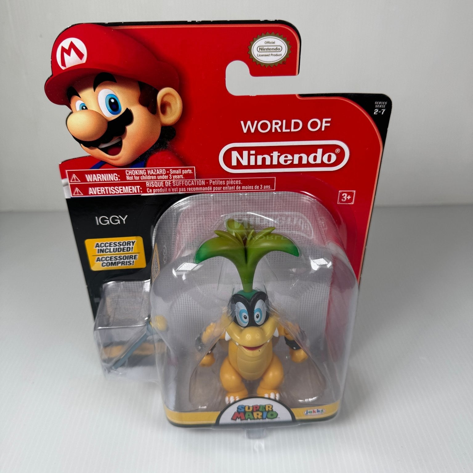 Iggy Super Mario World of Nintendo 4.75" Figure w/ Wand Jakks Pacific Series 2-7