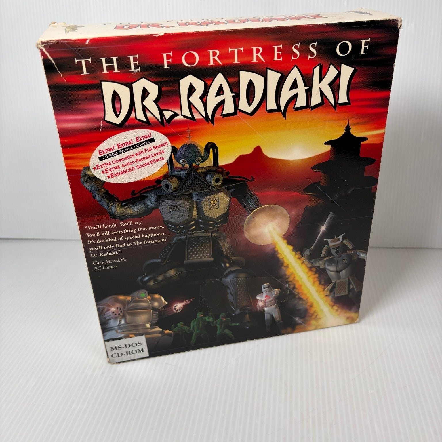 The Fortress of Dr. Radiaki Big Box PC MS-DOS CD-ROM Video Game Complete