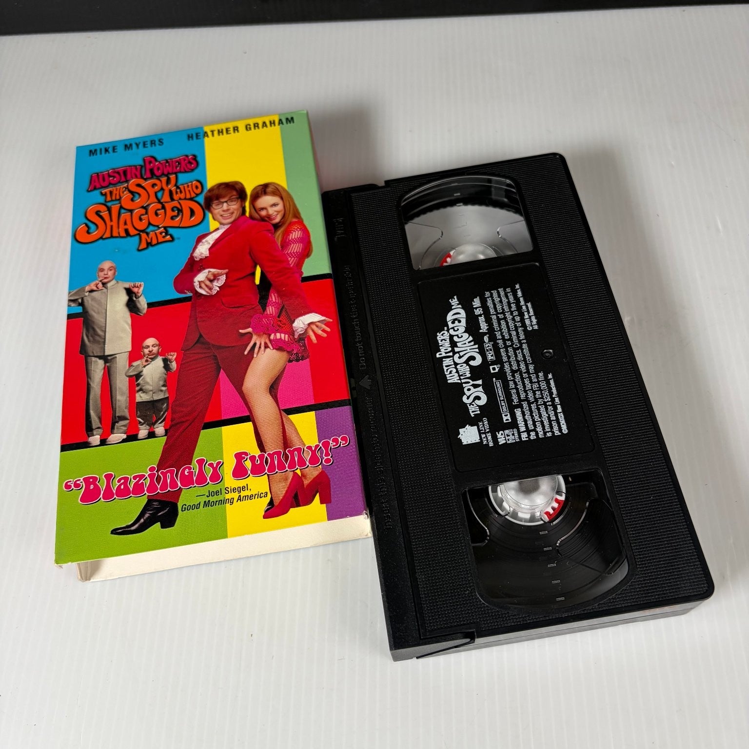 Austin Powers The Spy Who Shagged Me VHS 1999 Comedy New Line Home Video