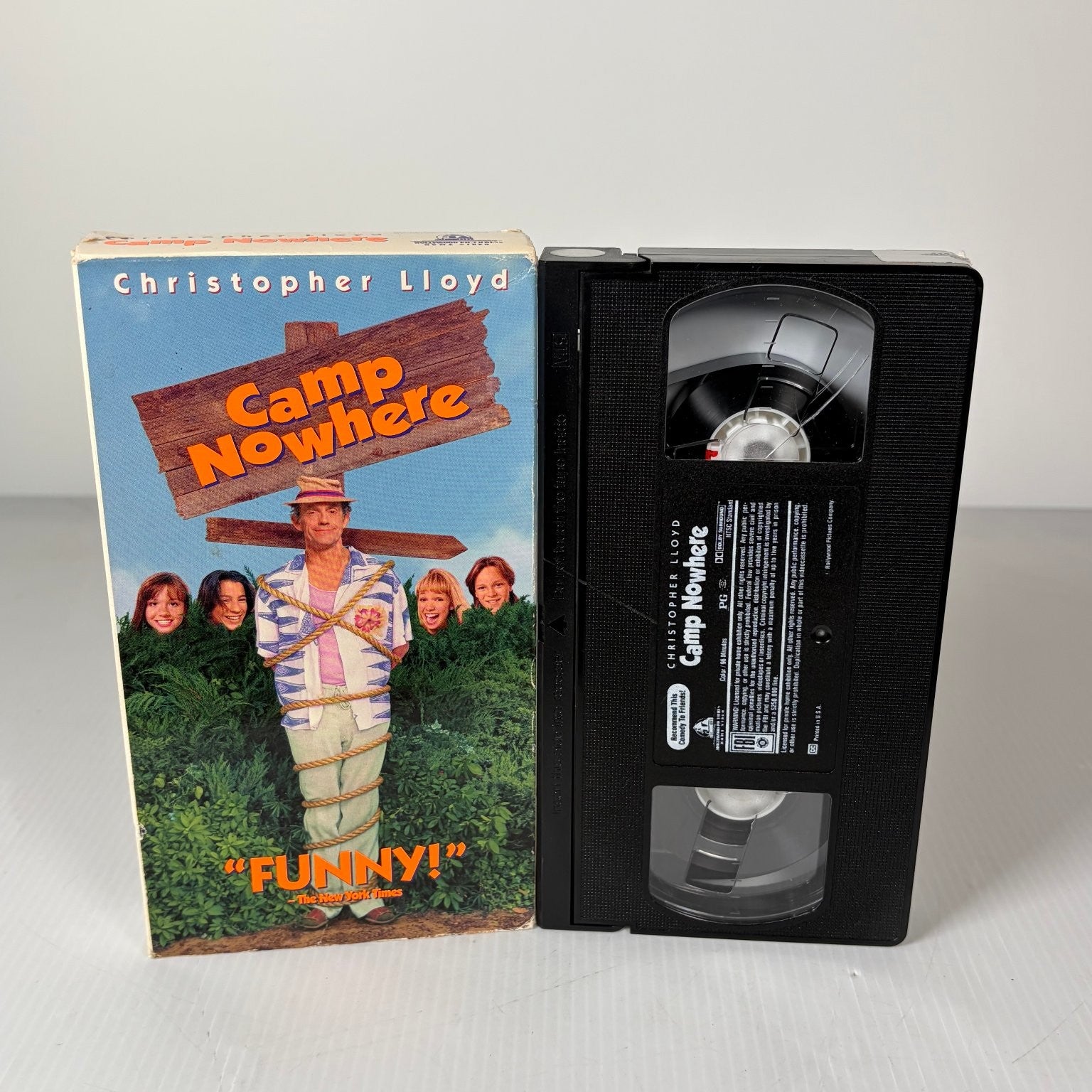 Camp Nowhere VHS 1995 Comedy Christopher Lloyd Hollywood Pictures Home Video