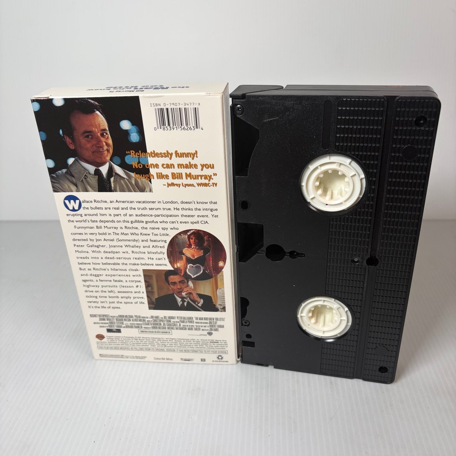 The Man Who Knew Too Little VHS 1998 Comedy Spy Bill Murray Warner Home Video