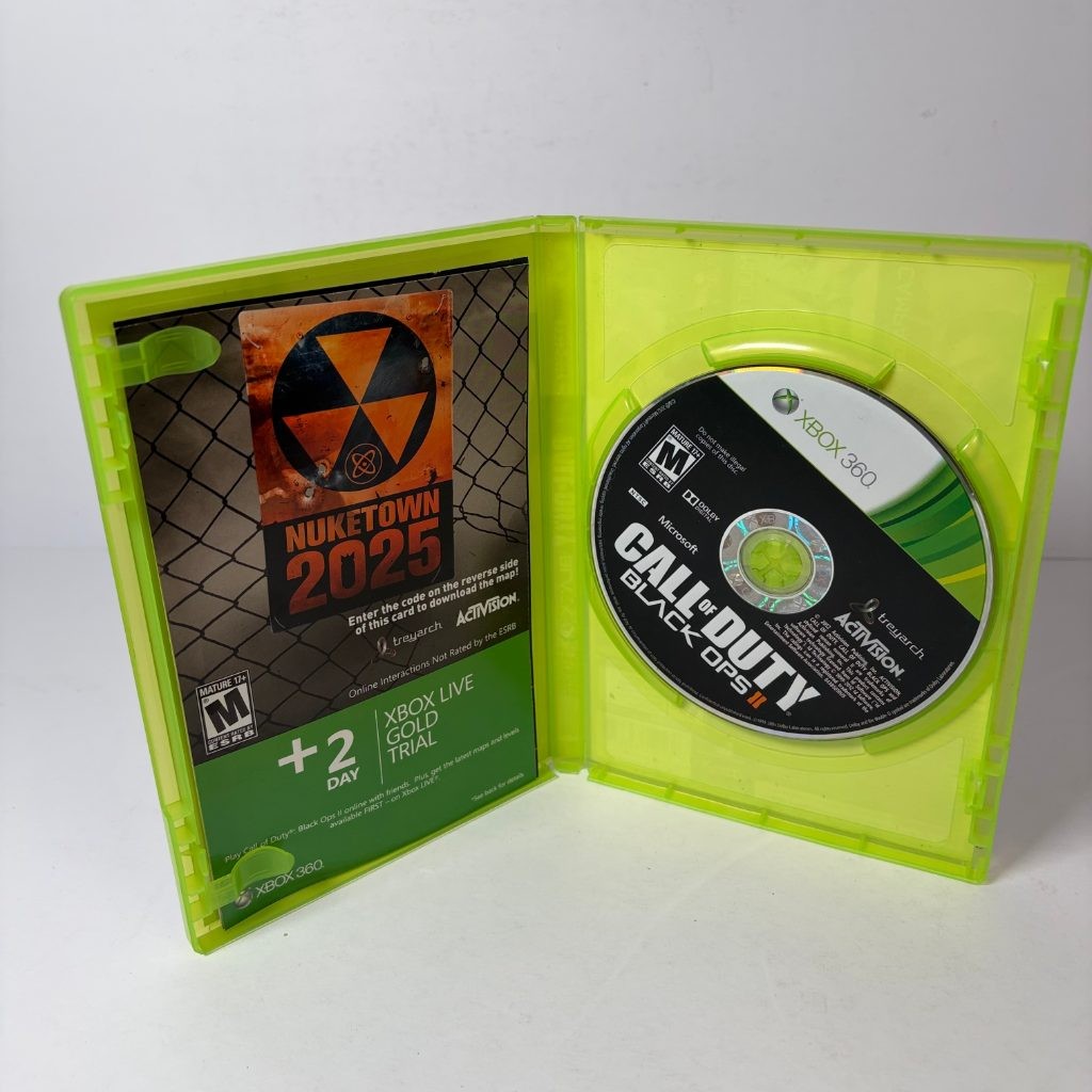 Call of Duty Black Ops II Xbox 360 Complete CIB Activision NTSC