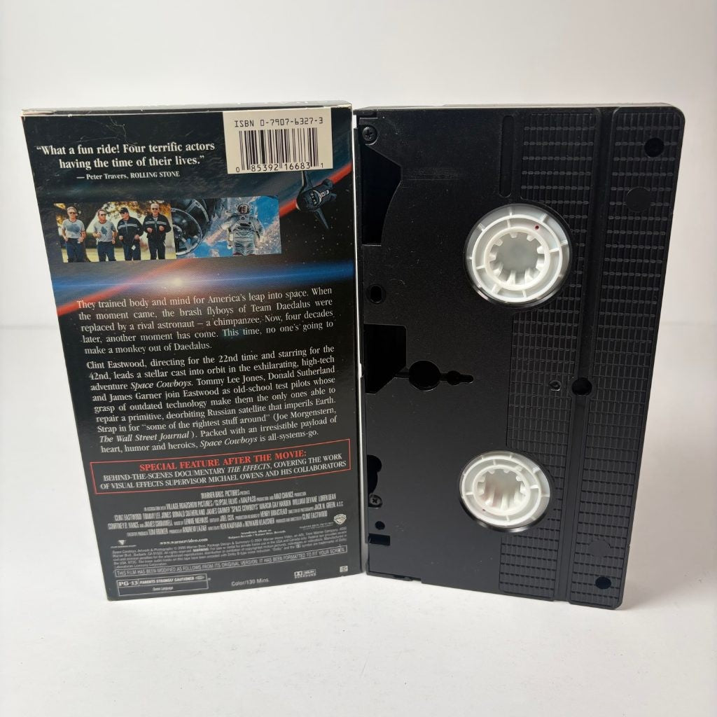 Space Cowboys VHS Clint Eastwood Tommy Lee Jones Warner Bros 2000 PG-13