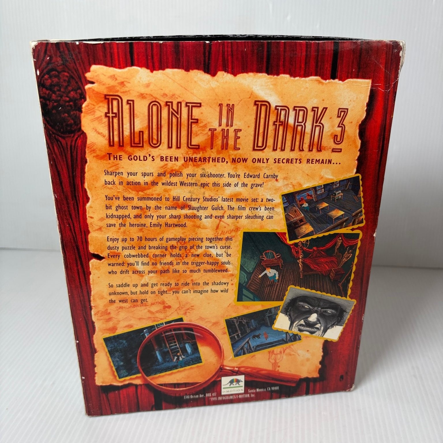 Alone in the Dark 3 Big Box PC CD-ROM Video Game Survival Horror Complete