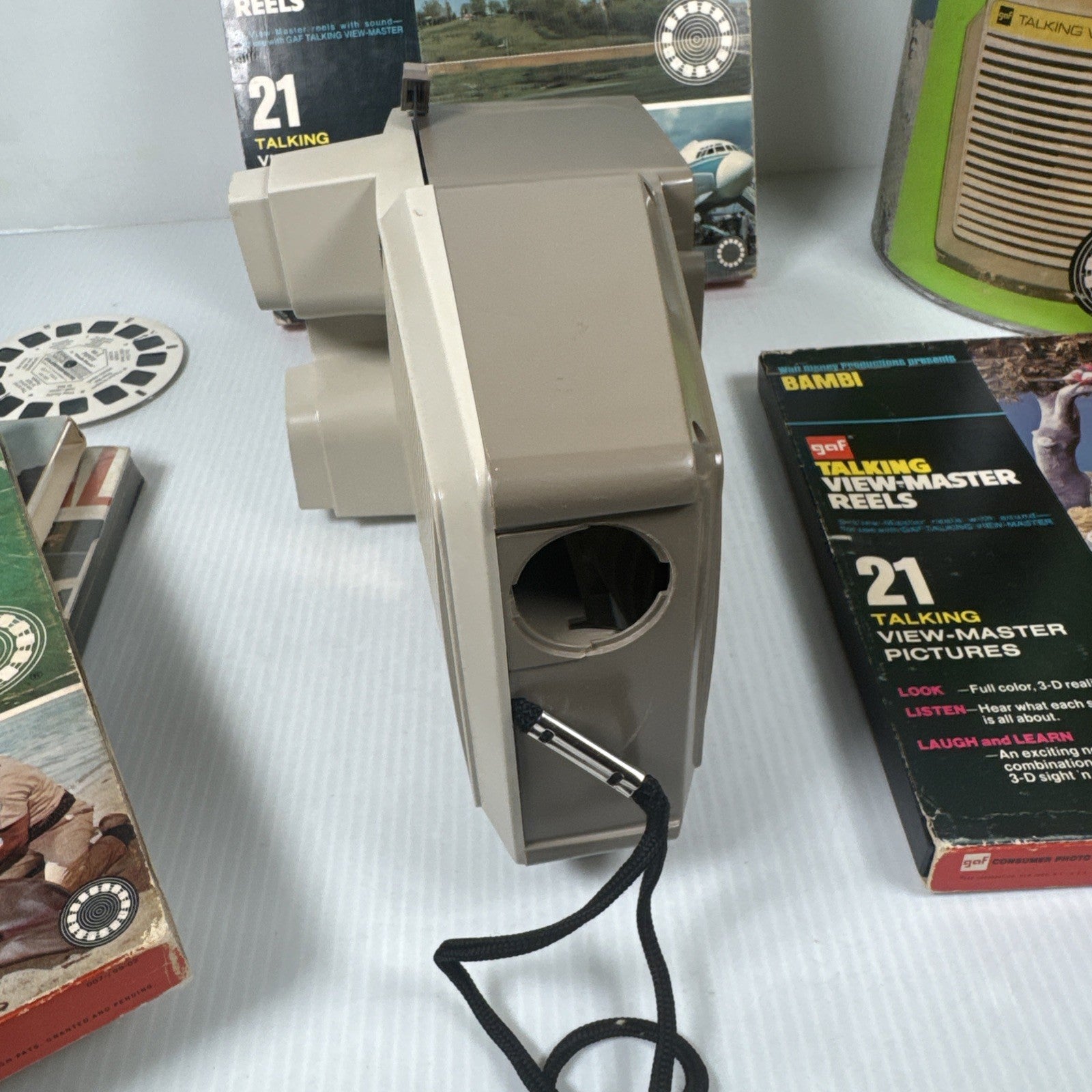 1970's GAF Talking View Master Lot Snoopy Bambi Happy Days & More (Read As Is)