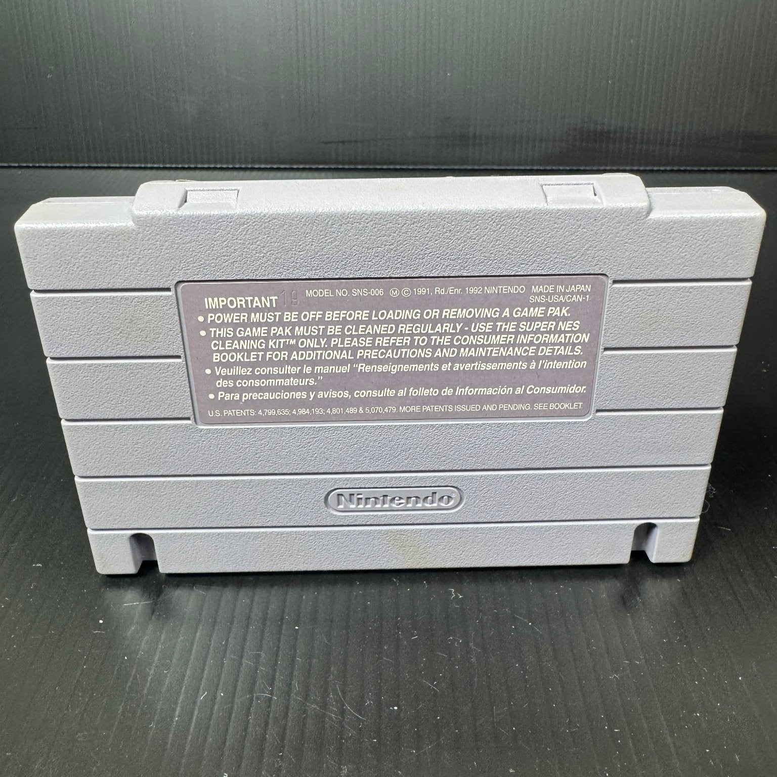 Natsume Championship Wrestling SNES Super Nintendo Video Game Wrestling