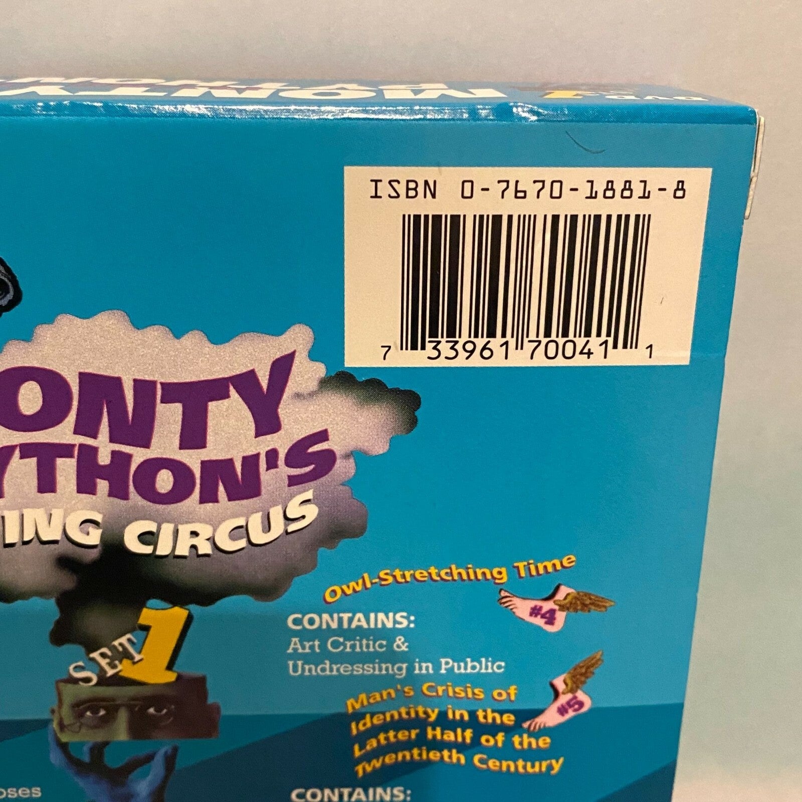 Monty Python's Flying Circus Set 1 Video DVD By A&E 1969-70