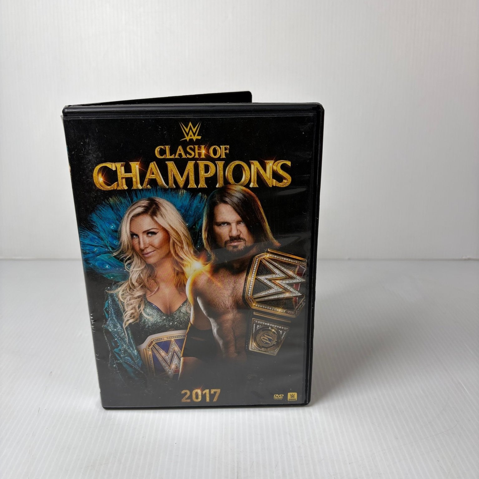 WWE Clash of Champions 2017 DVD AJ Styles Charlotte Flair Wrestling