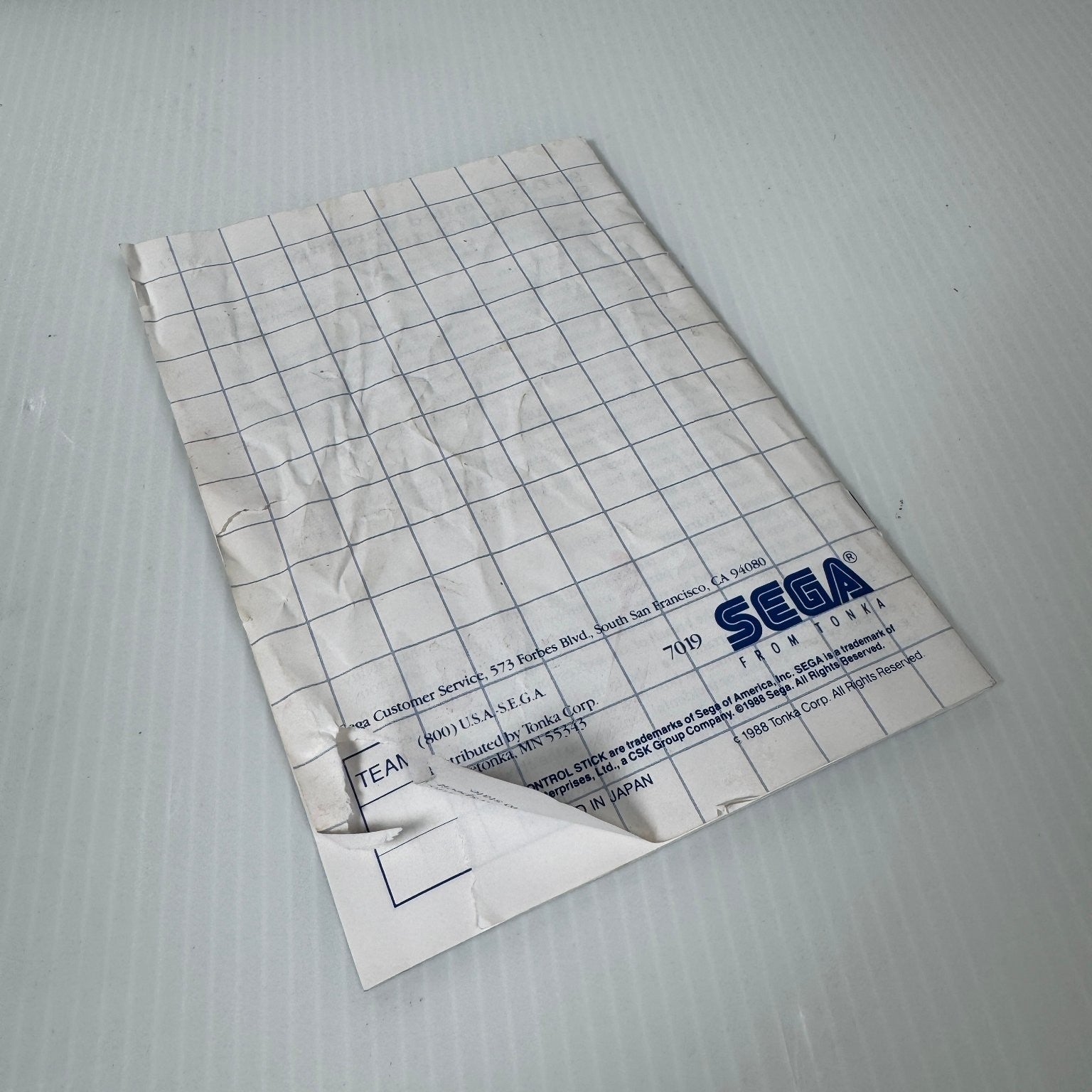 Reggie Jackson Baseball Sega Master System Game Complete CIB w/ Poster & Hangtab