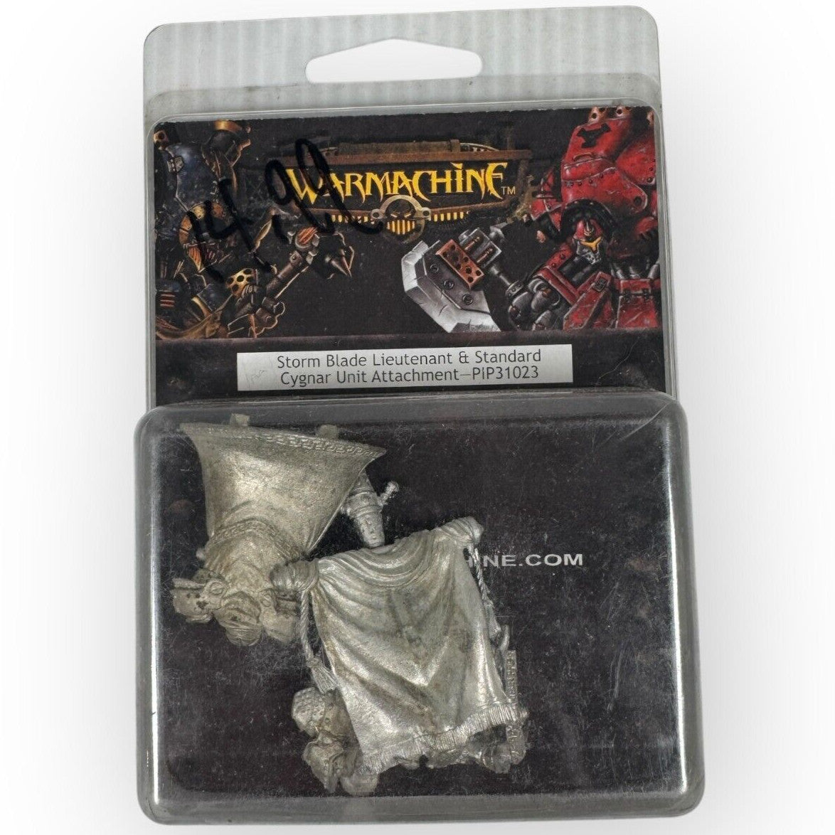 Privateer Press Warmachine Storm Blade Lieutenant & Standard Cygnar Unit