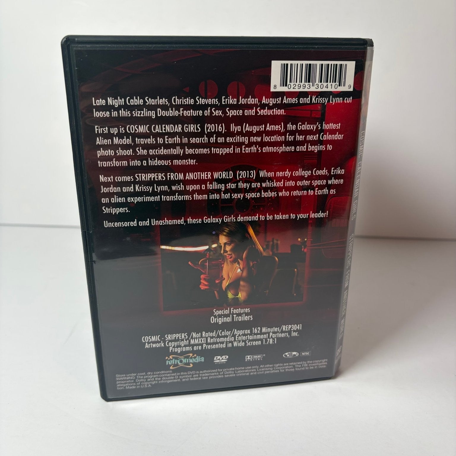 Cosmic Calendar Girls & Strippers From Another World DVD Double Feature