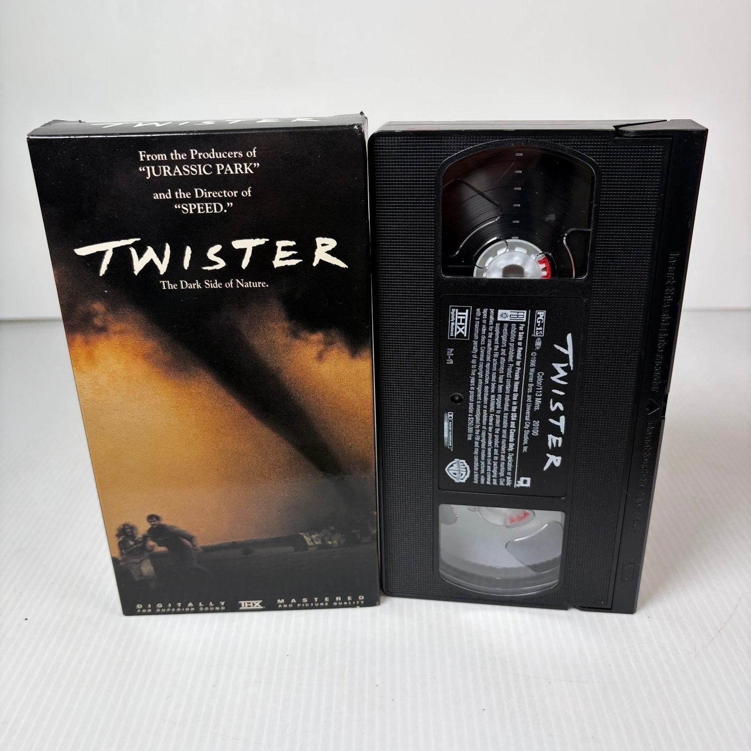 Twister VHS 1996 Action Adventure Disaster THX Mastered Warner Bros.