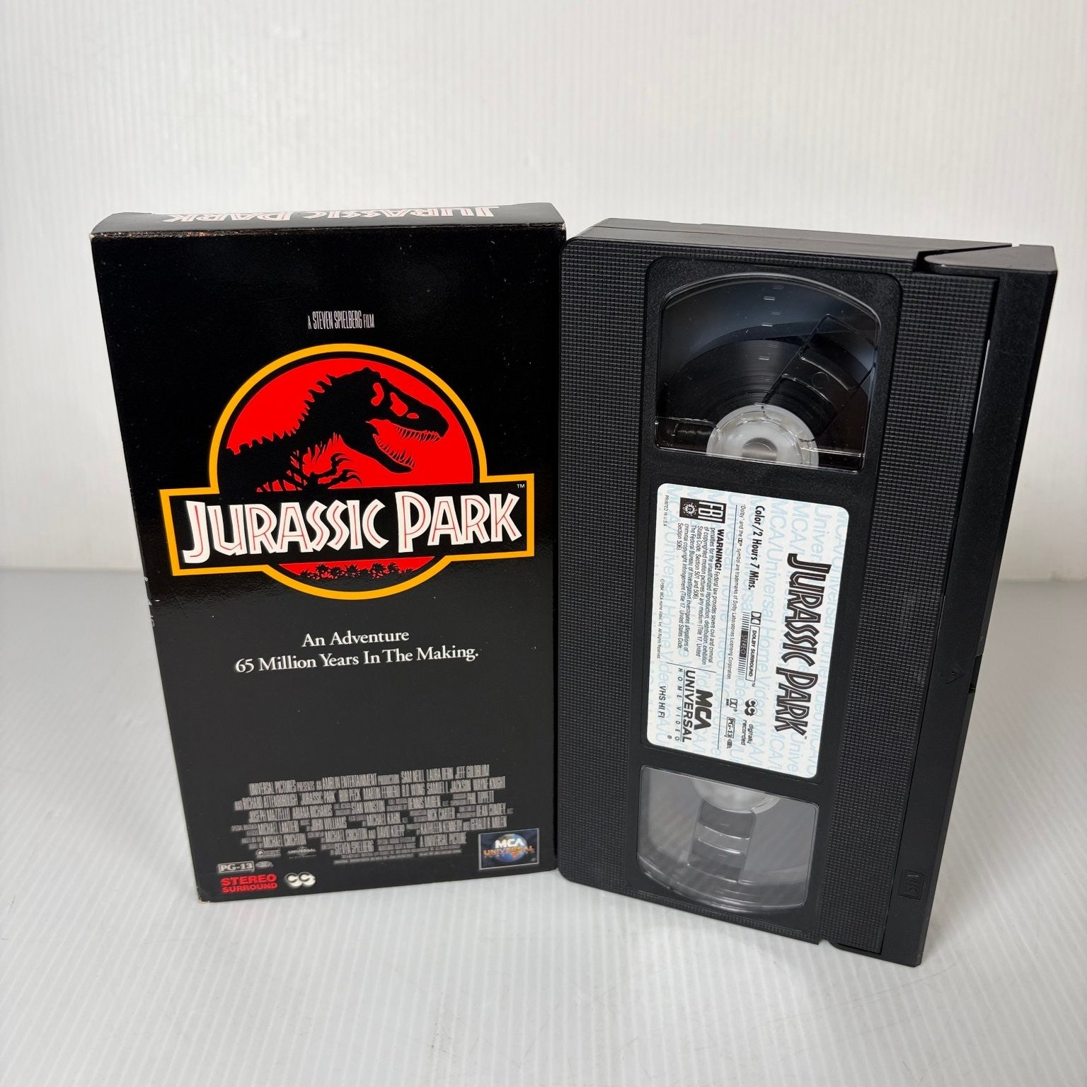 Jurassic Park VHS 1994 Sci-Fi Adventure Steven Spielberg MCA Universal