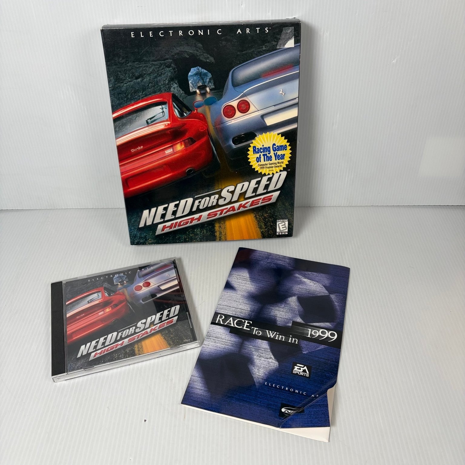 Need for Speed High Stakes Big Box PC CD-ROM Video Game Racing Multiplayer