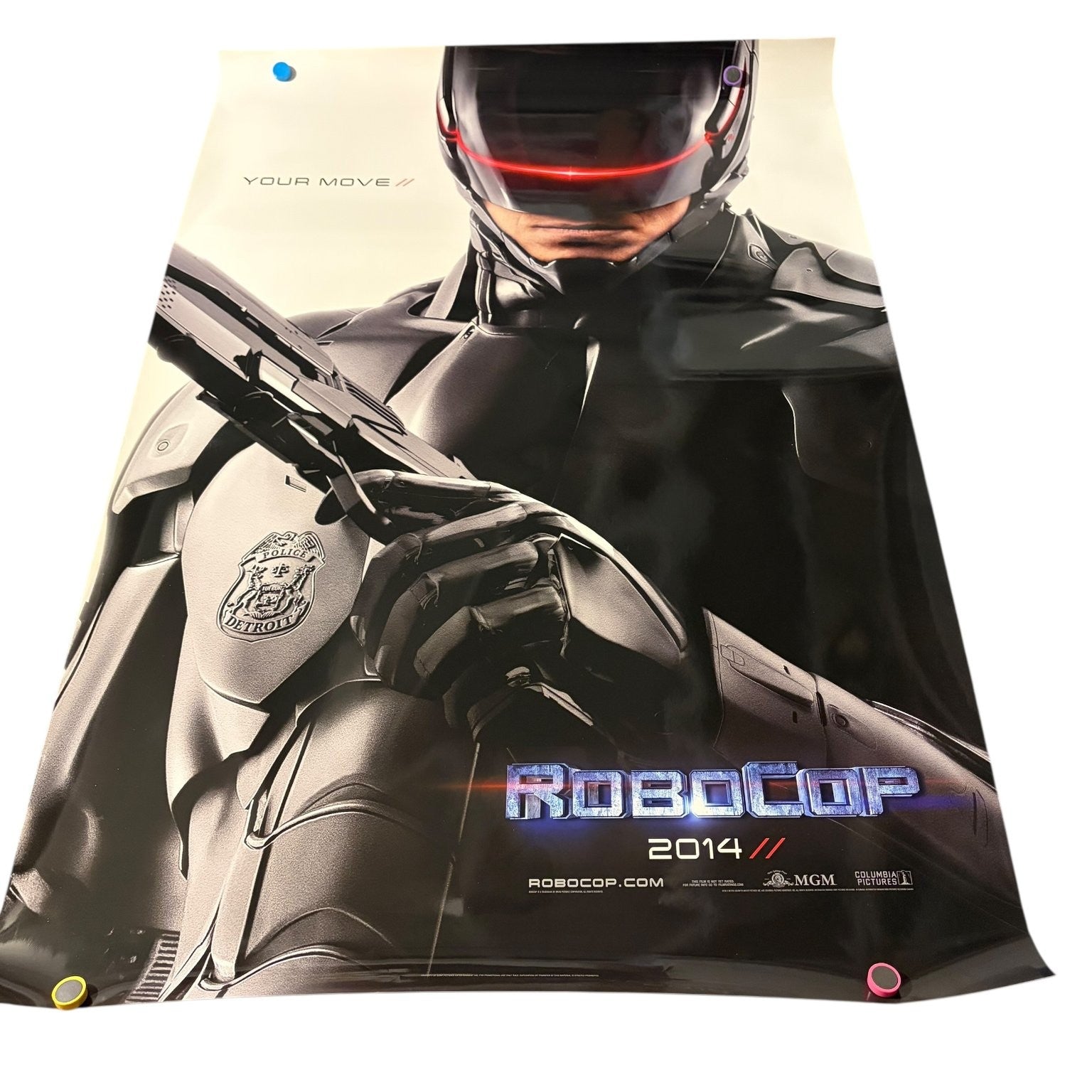 RoboCop 2014 One Sheet Movie Poster Original Double-Sided Joel Kinnaman