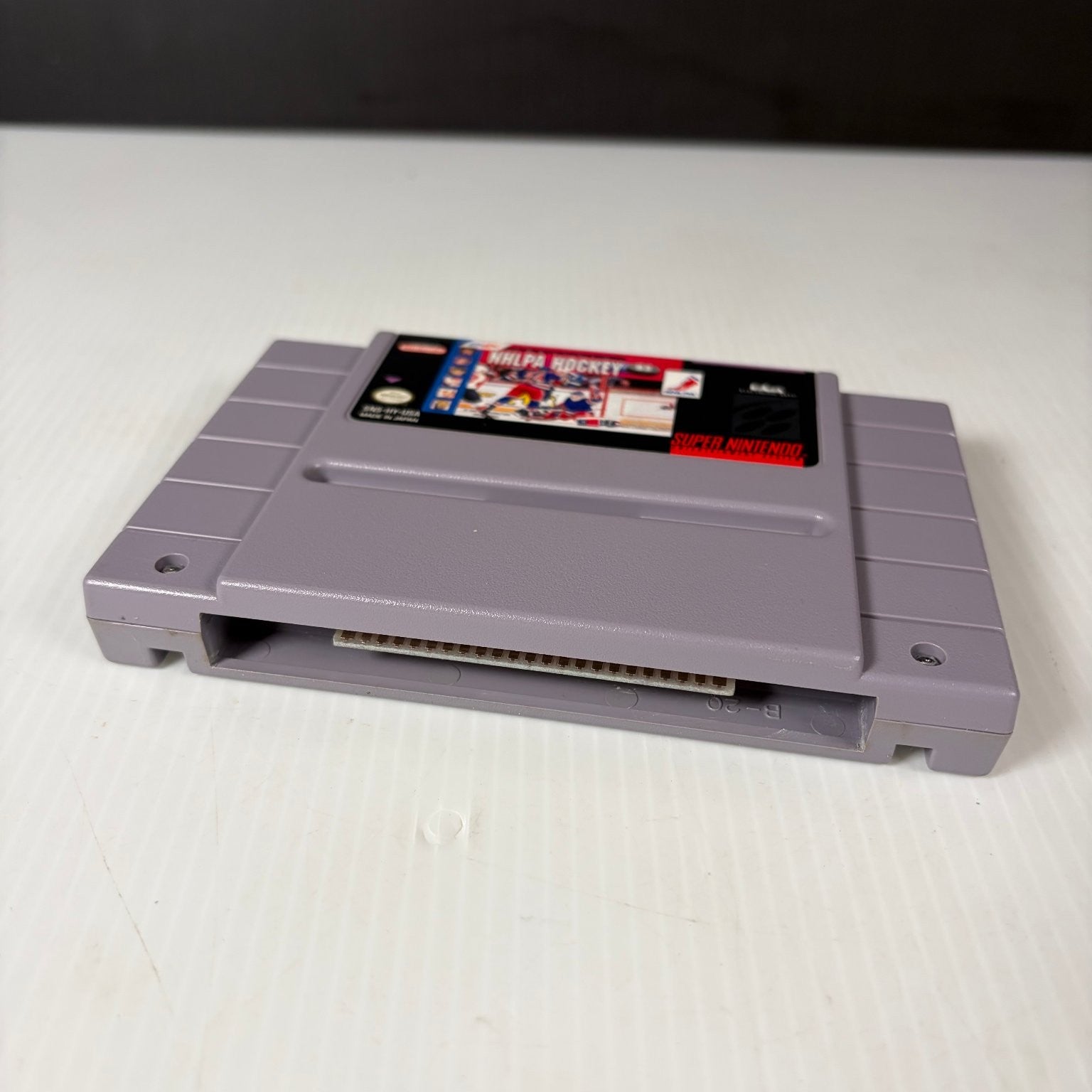 NHLPA Hockey 93 Super Nintendo SNES Video Game Sports Multiplayer