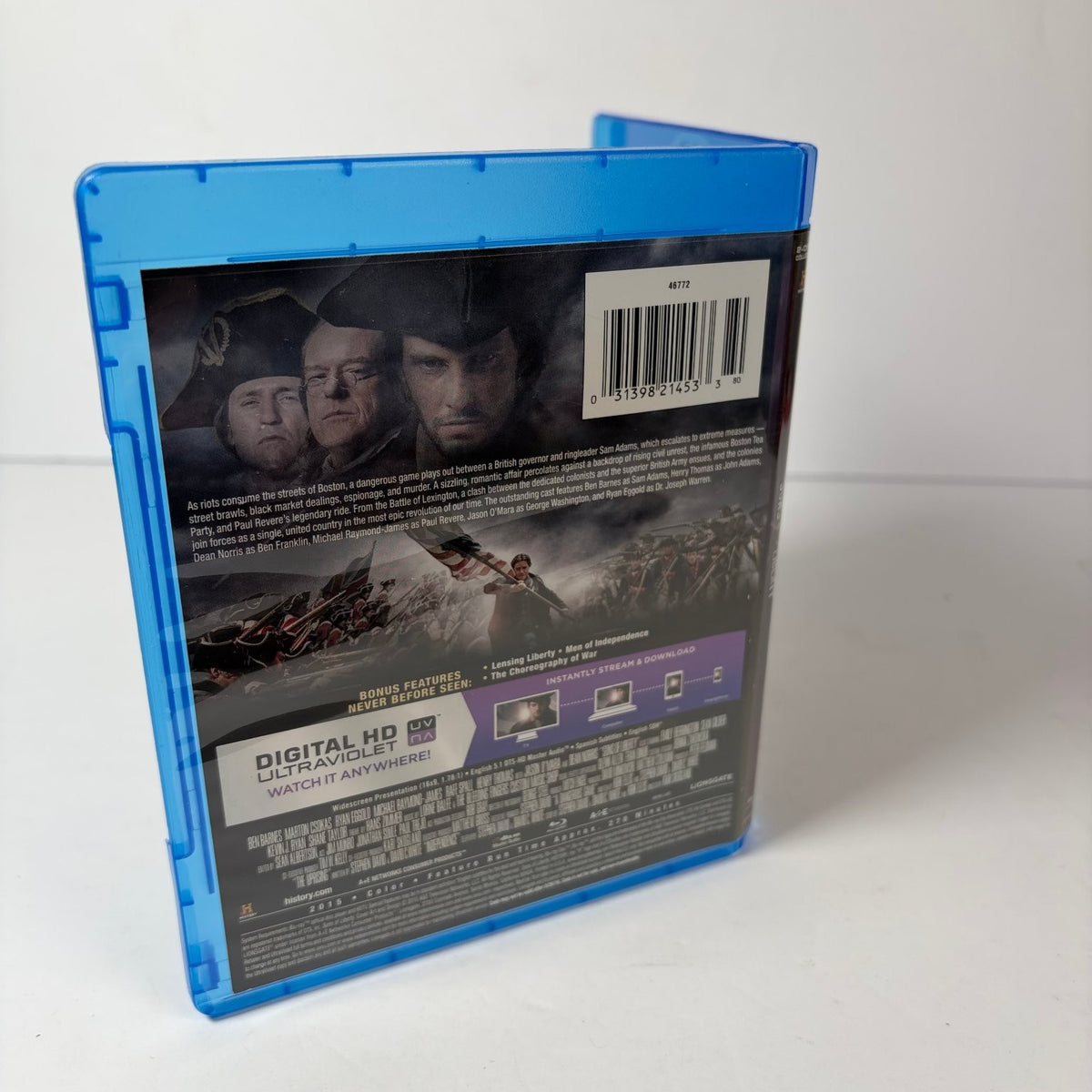 Sons of Liberty Blu-ray 2015 The 5-Hour Epic Ben Barnes Rafe Spall TV-14
