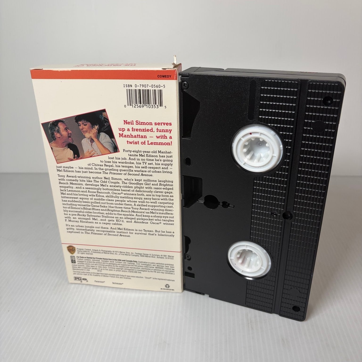 The Prisoner of Second Avenue VHS 1975 Comedy Warner Home Video