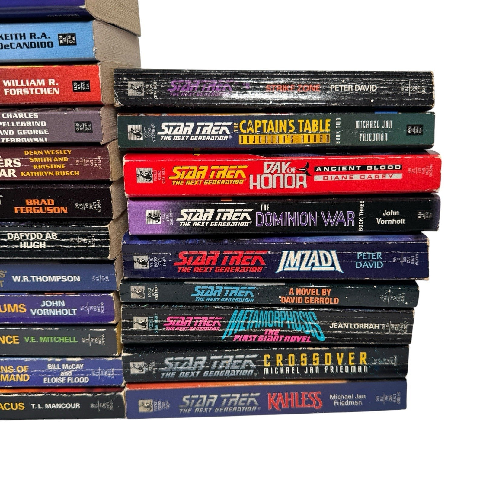 Star Trek The Next Generation Lot Of 33 Paperback Books