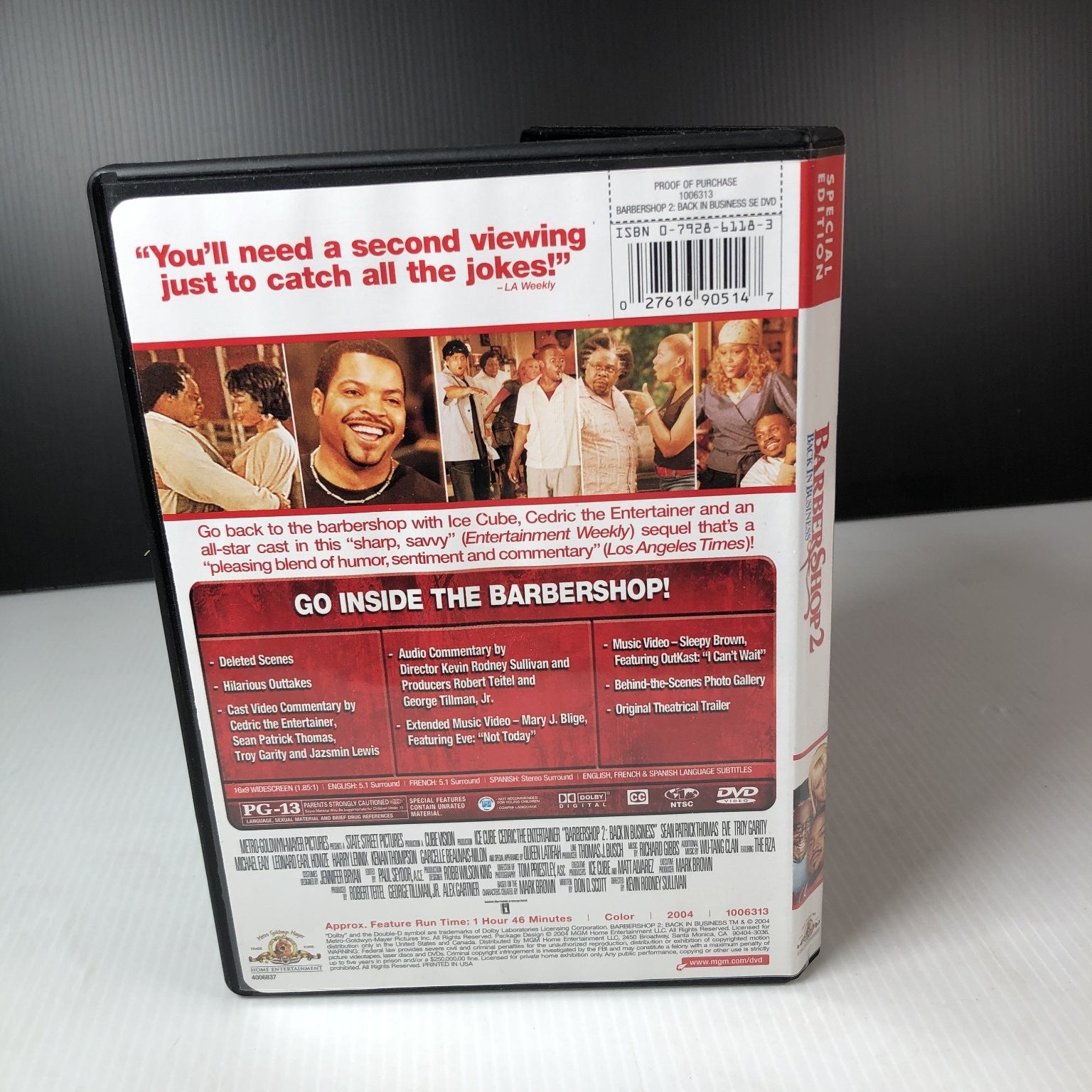 Barbershop 2 Back In Business DVD 2004 Special Edition Ice Cube