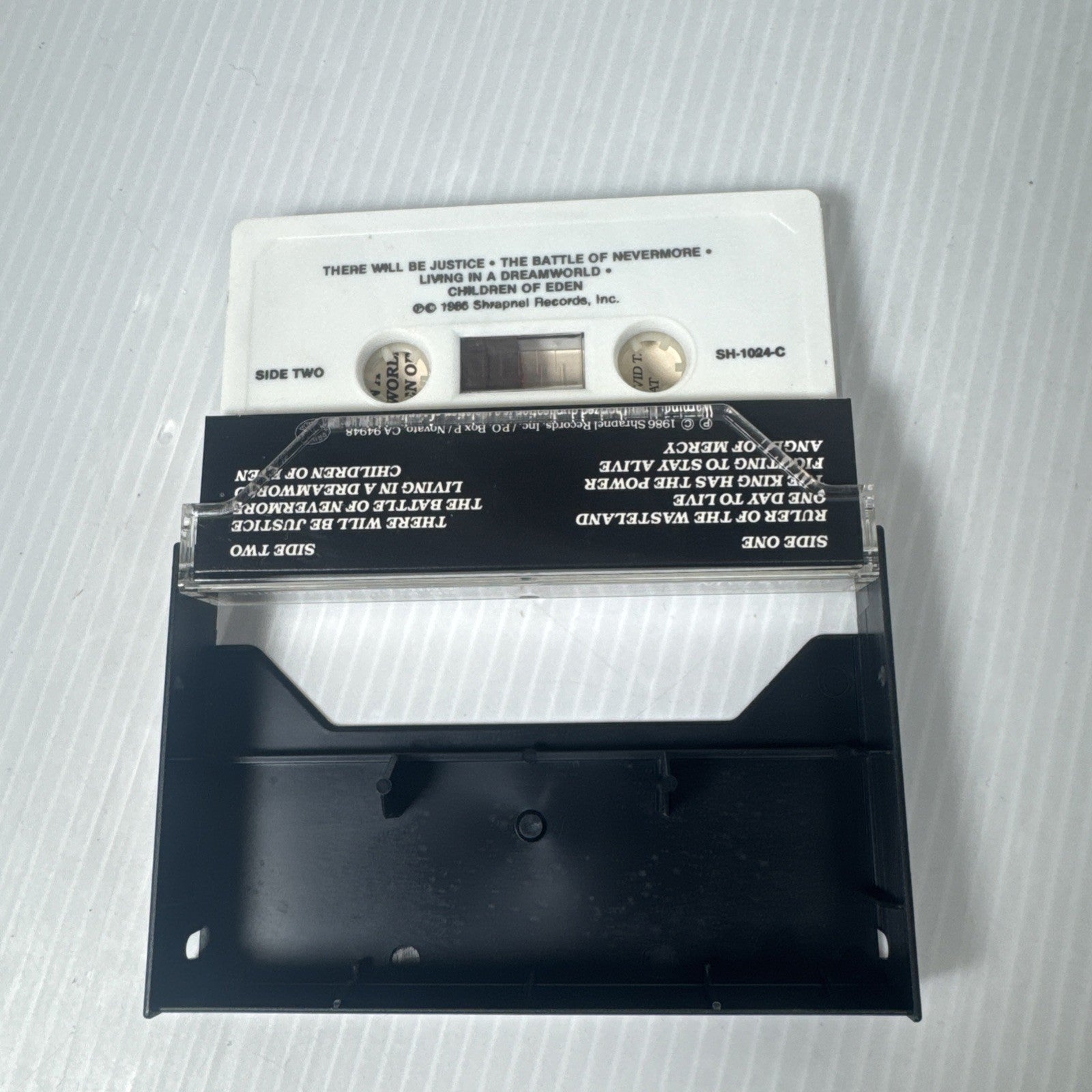 Chastain - Ruler of the Wasteland  Cassette Tape OOP 80s Metal