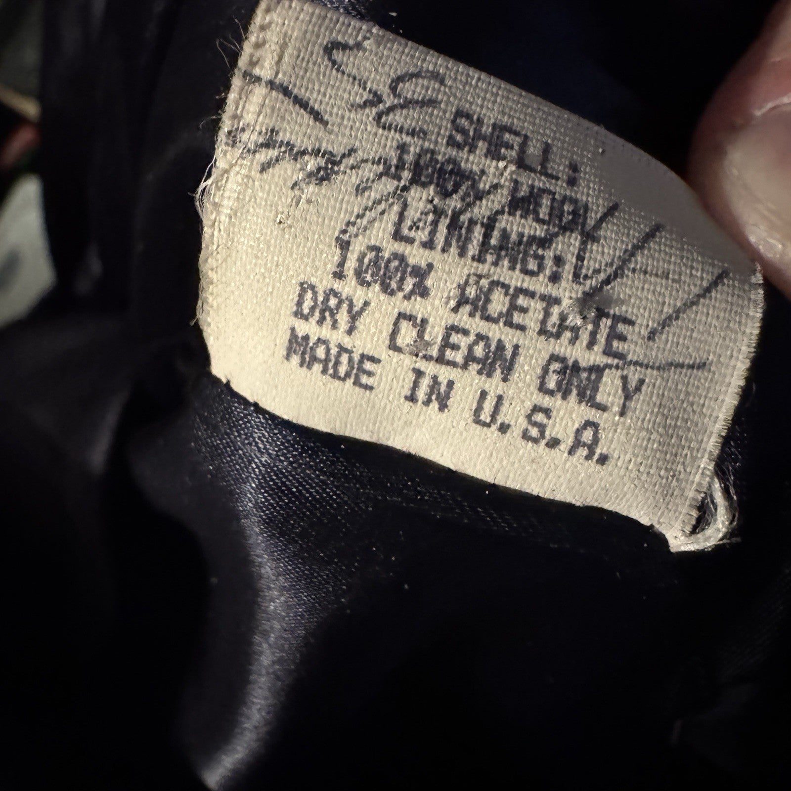 Pendleton Women’s Wool Trench Coat Double Breasted Petit Size 12p Navy