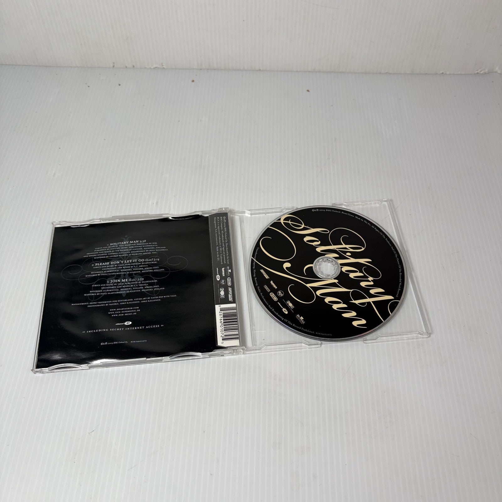 HIM Solitary Man CD Single Enhanced Germany 2004 Neil Diamond Cover BMG