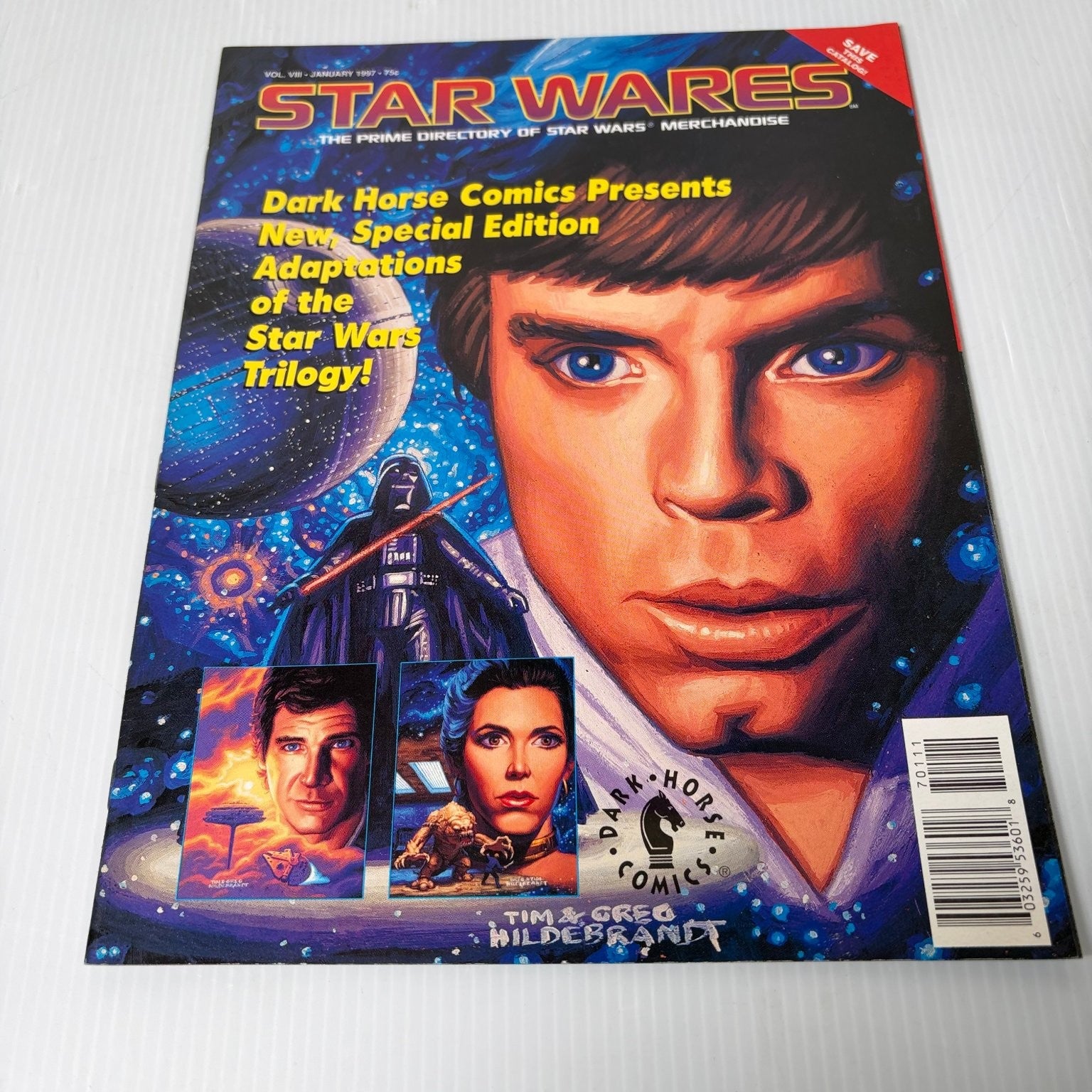 Star Wares Magazine Vol. 8 Catalog January 1997 Star Wars Trilogy Dark Horse