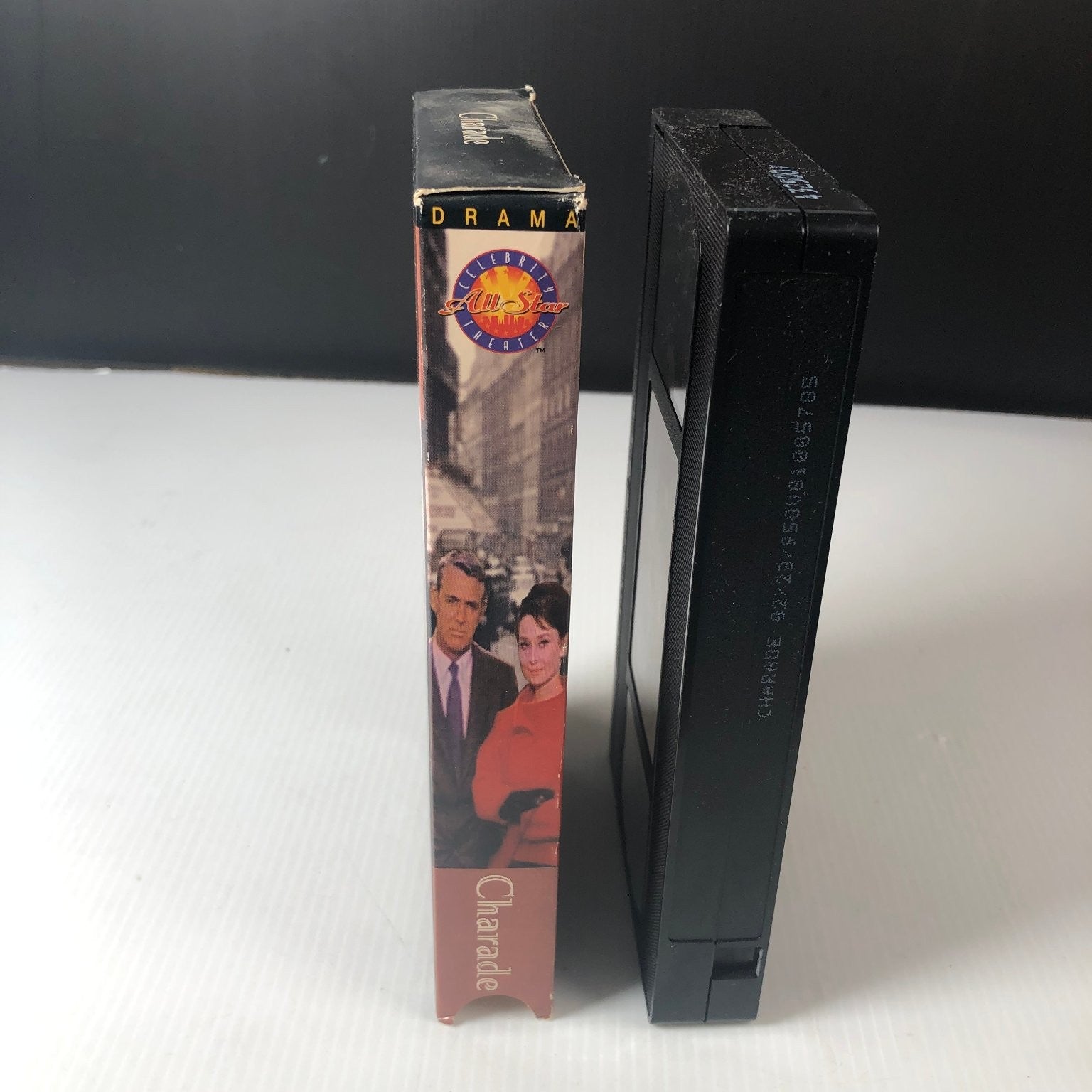 Charade VHS 1963 Drama Mystery Original Release Metacom Audrey Hepburn