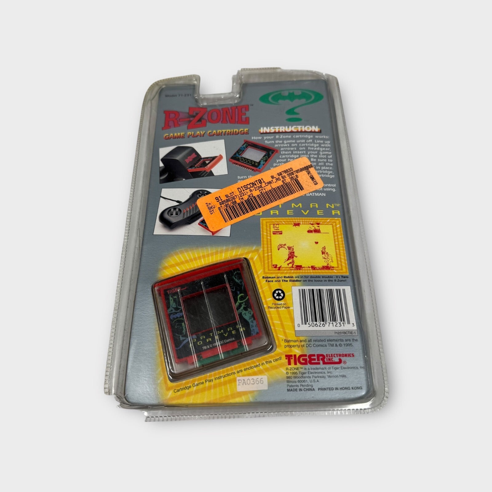 VINTAGE 1995 R-ZONE BATMAN FOREVER GAME TIGER ELECTRONICS NEW SEALED