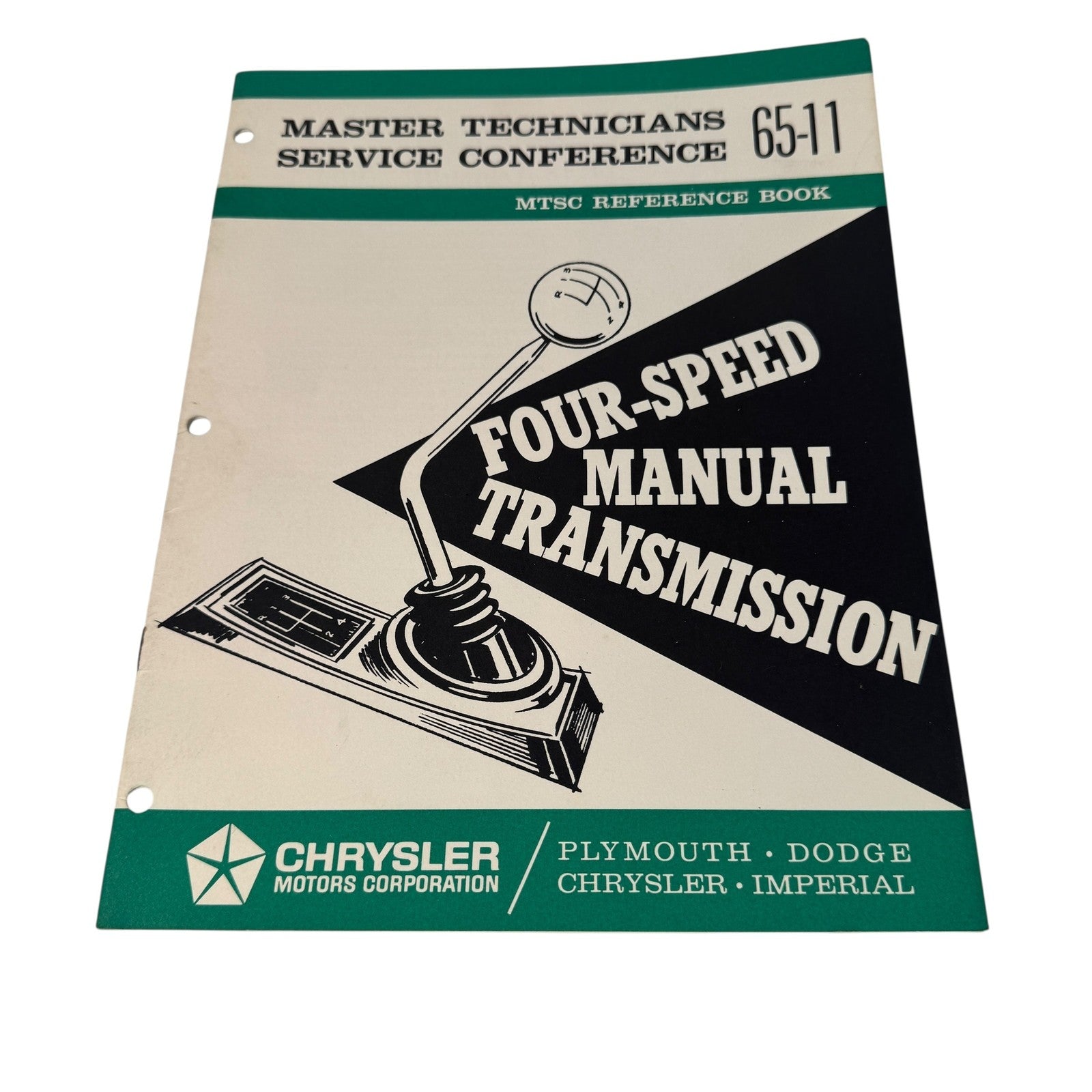 Vintage 1965 Chrysler MTSC Four-Speed Manual Transmission Service Book Plymouth