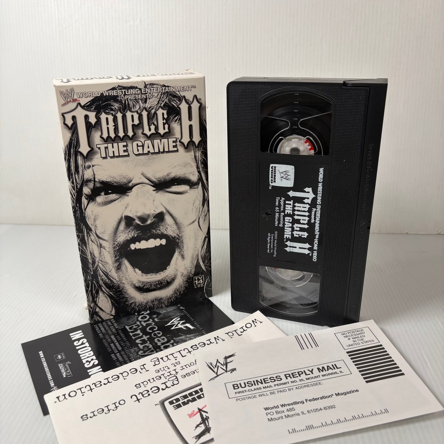 Triple H The Game VHS 2002 Wrestling Sports Entertainment WWE