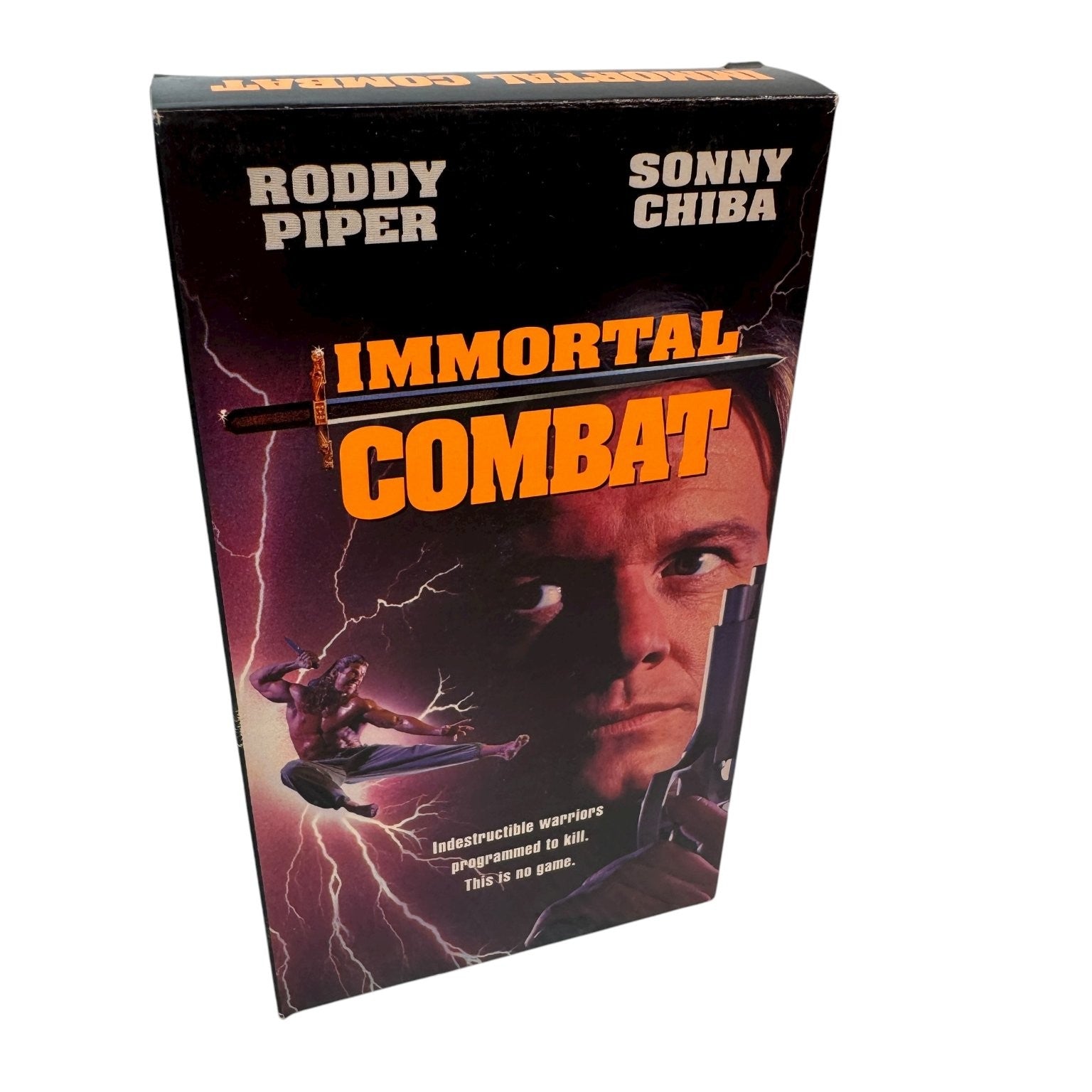 Immortal Combat VHS 1994 Martial Arts Rowdy Roddy Piper Rare Action B-Movie
