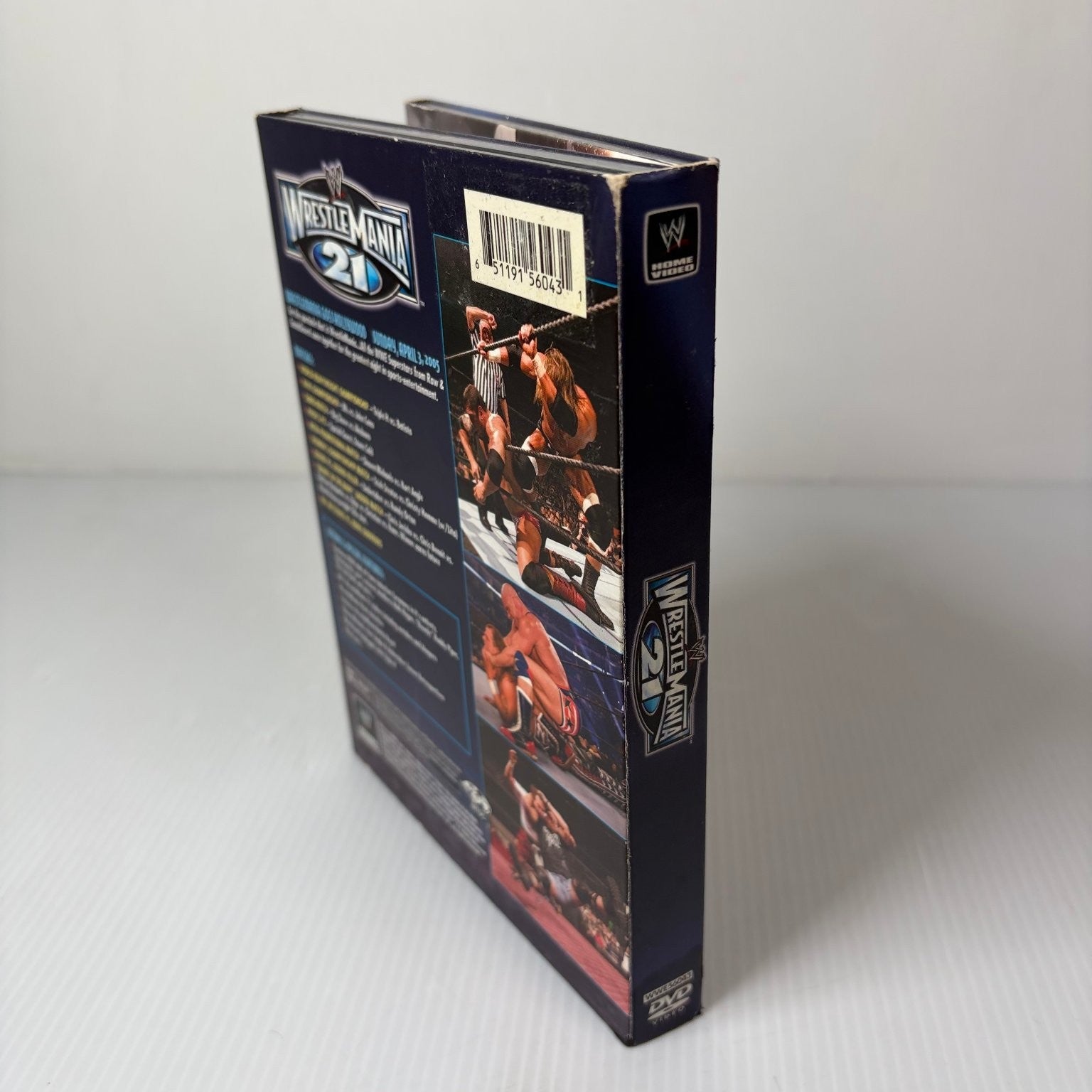 WrestleMania 21 DVD 2005 3-Disc Collector's Edition WWE Superstars John Cena