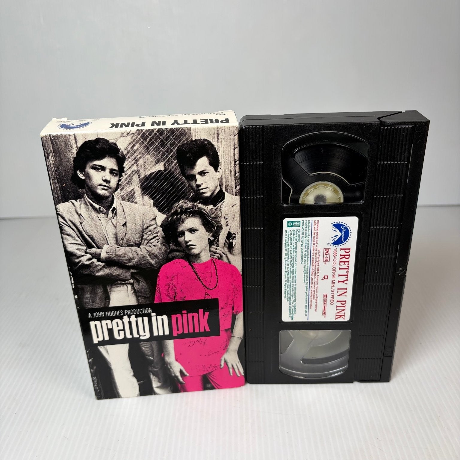 Pretty in Pink VHS 1986 Teen Romance John Hughes Paramount Pictures