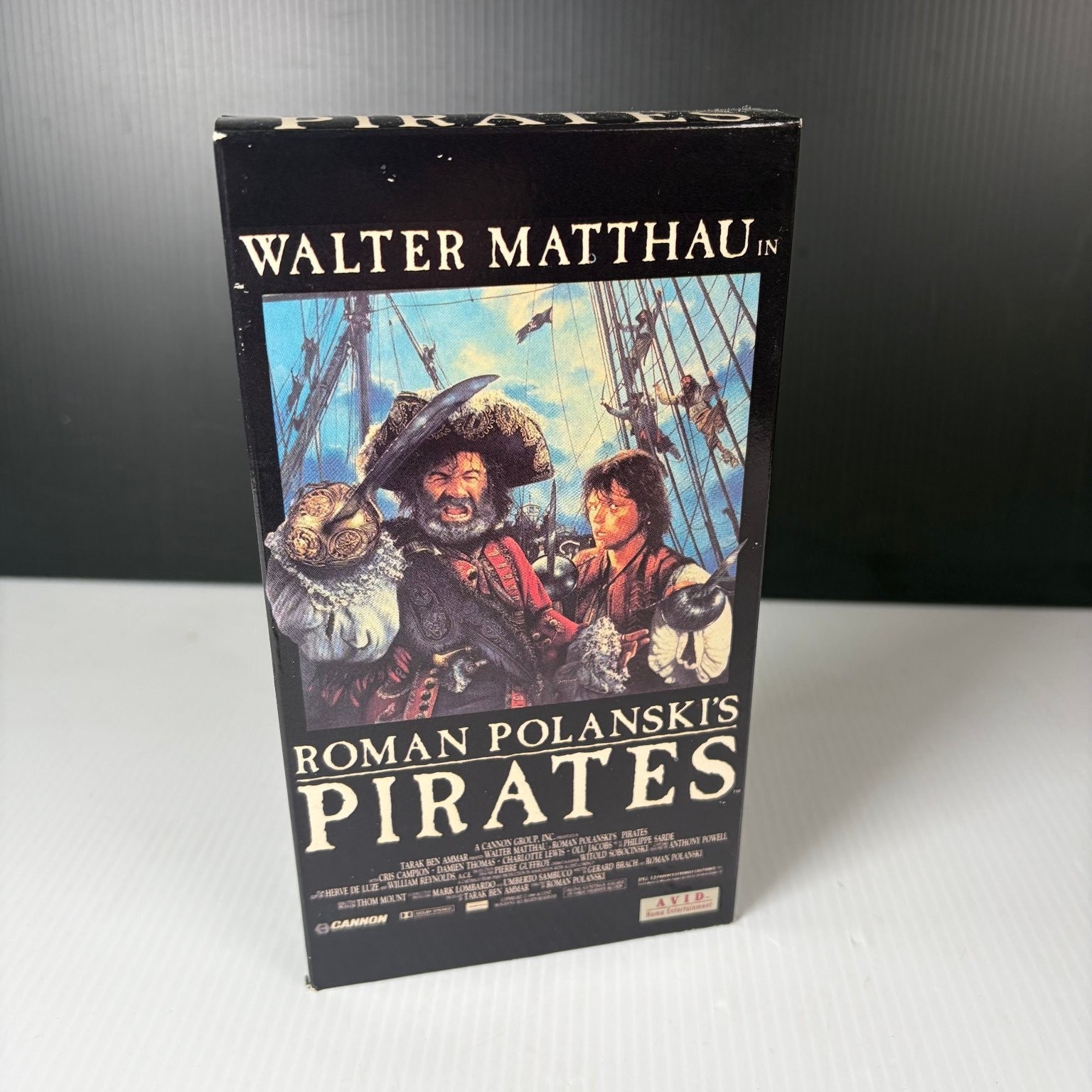 Roman Polanski's Pirates VHS 1986 Adventure Original Release Cannon