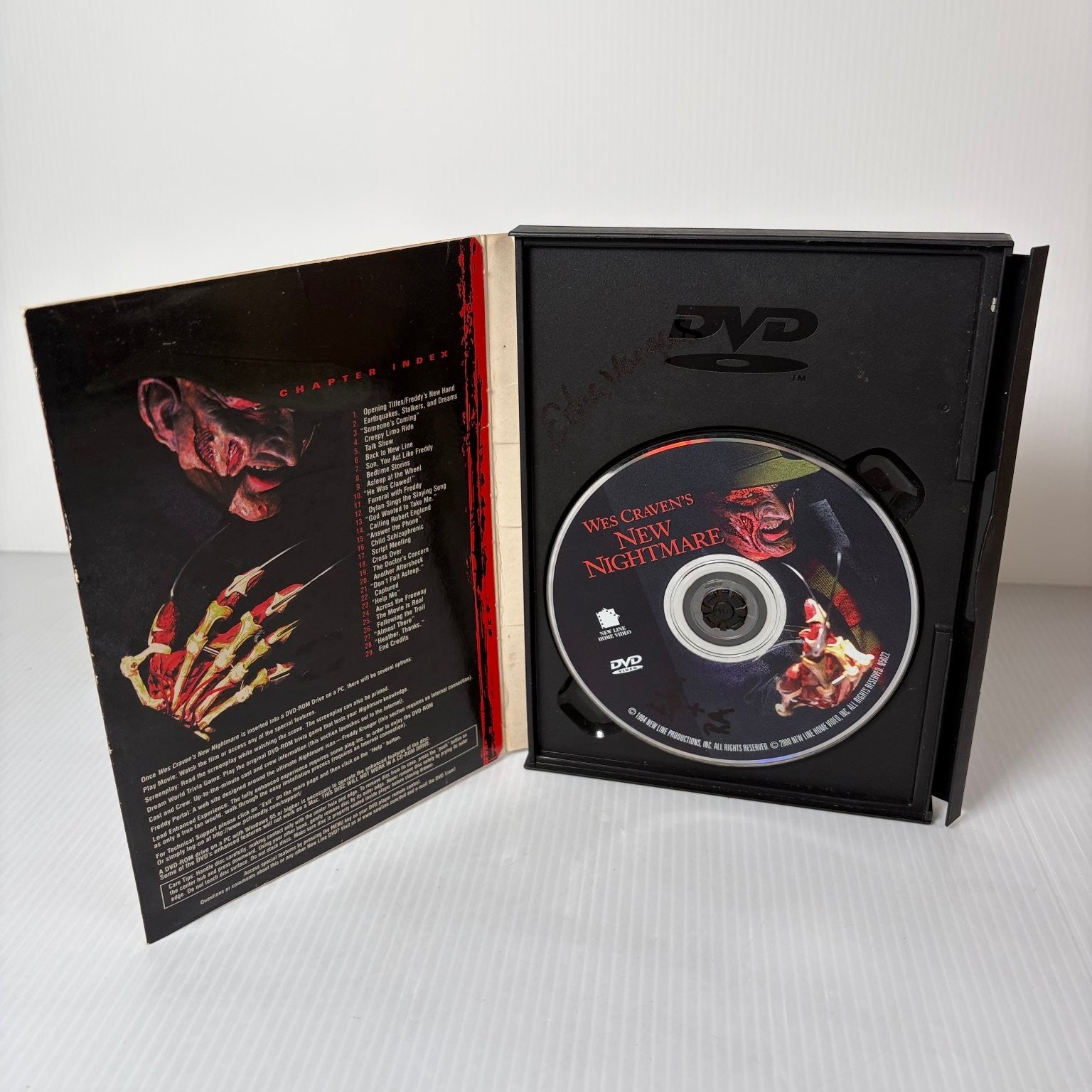 Wes Craven's New Nightmare DVD 1994 Robert Englund Horror Thriller