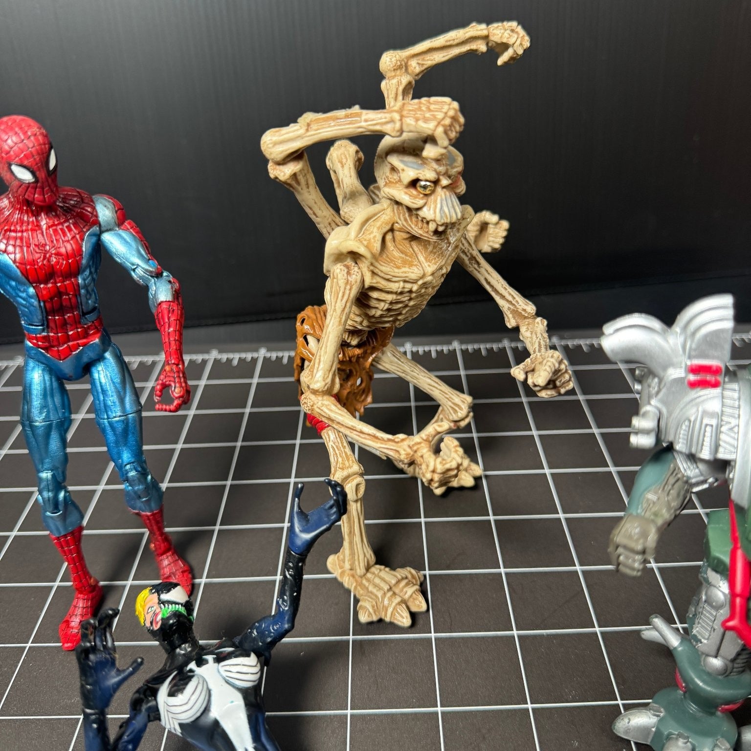 Vintage 90s Toy Lot Spider-Man She-Venom Skeleton Warrior Power Rangers Ultraman
