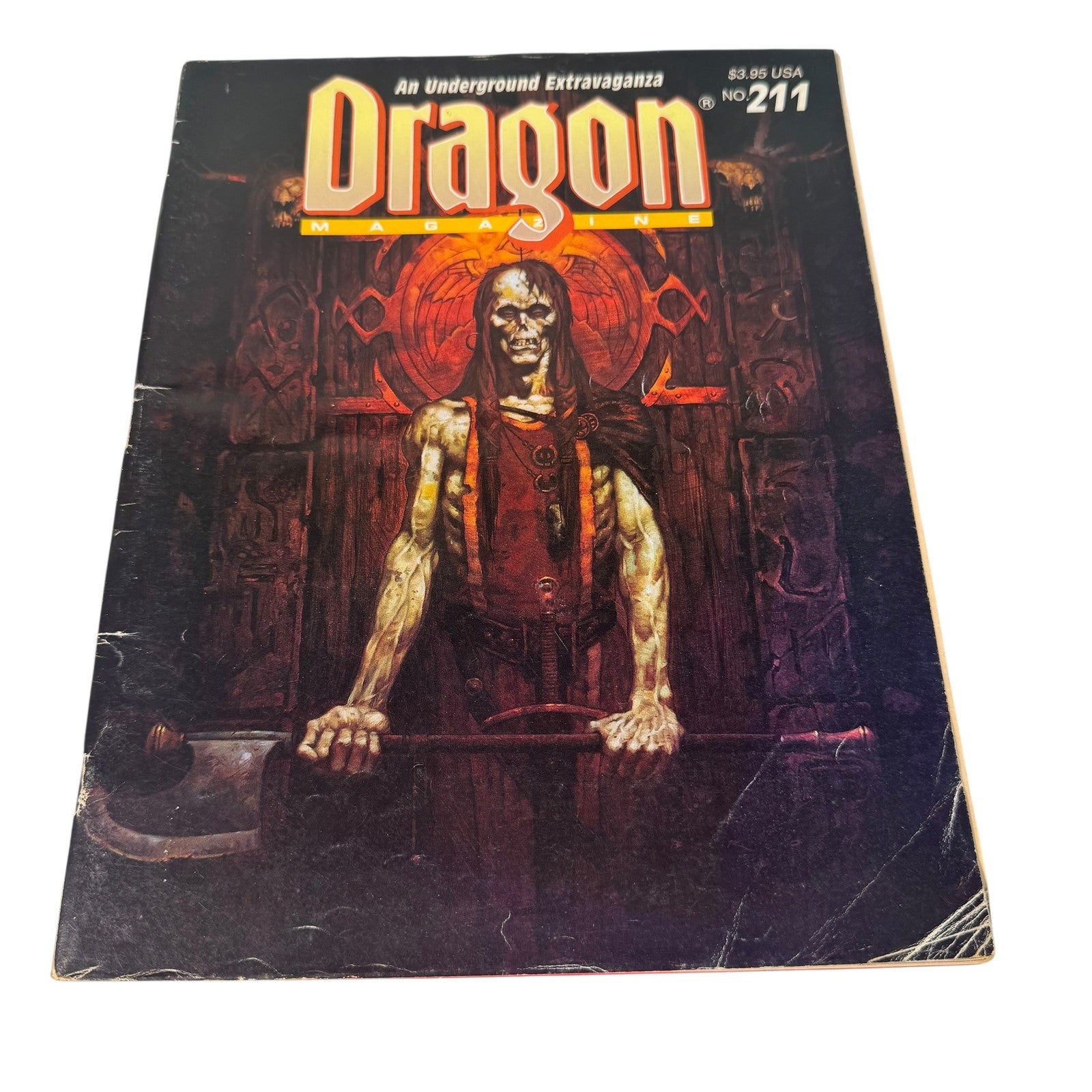 Vintage Dragon Magazine Issue 211 Dungeons & Dragons October 1994 Fantasy RPG