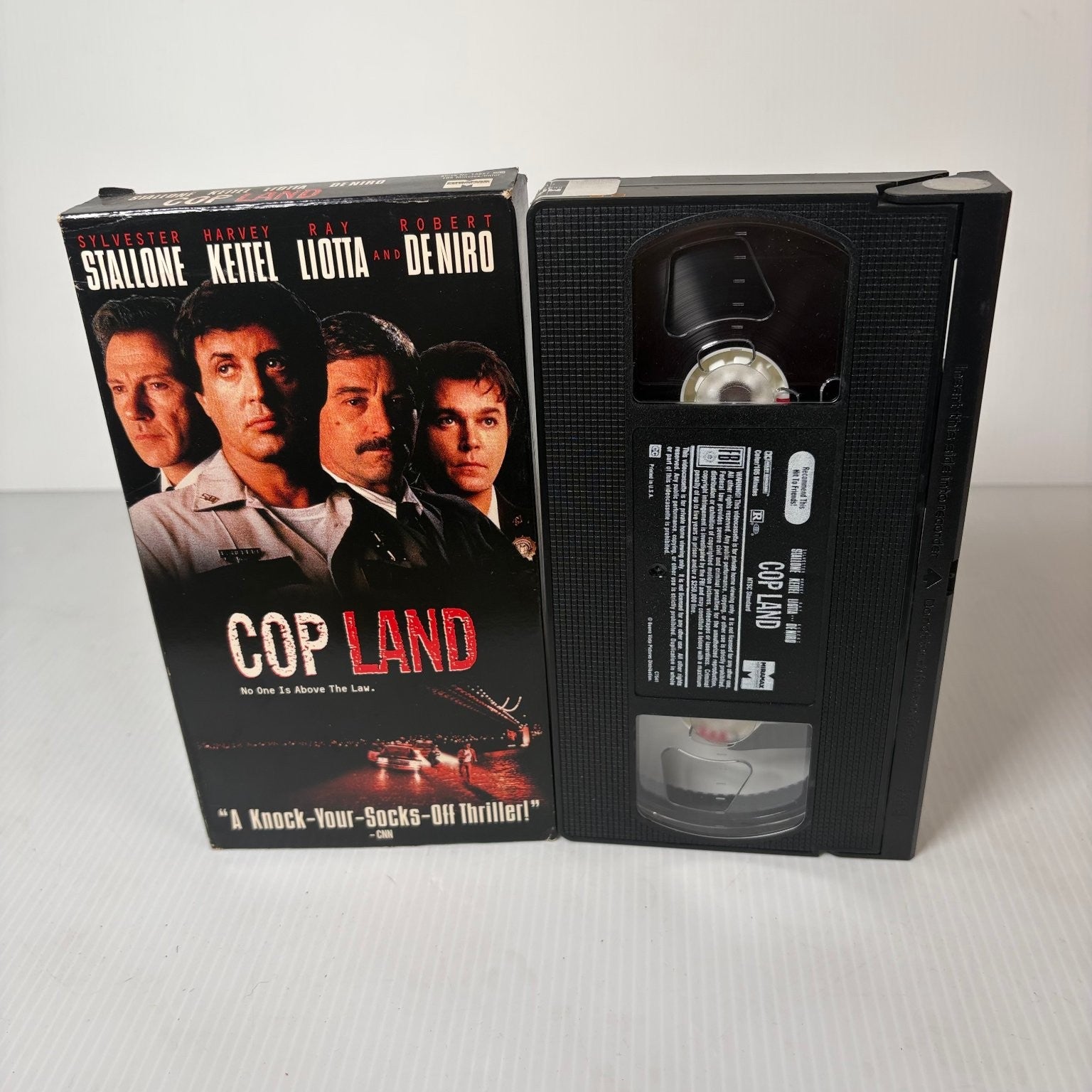 Cop Land VHS 1997 Crime Thriller Sylvester Stallone Miramax