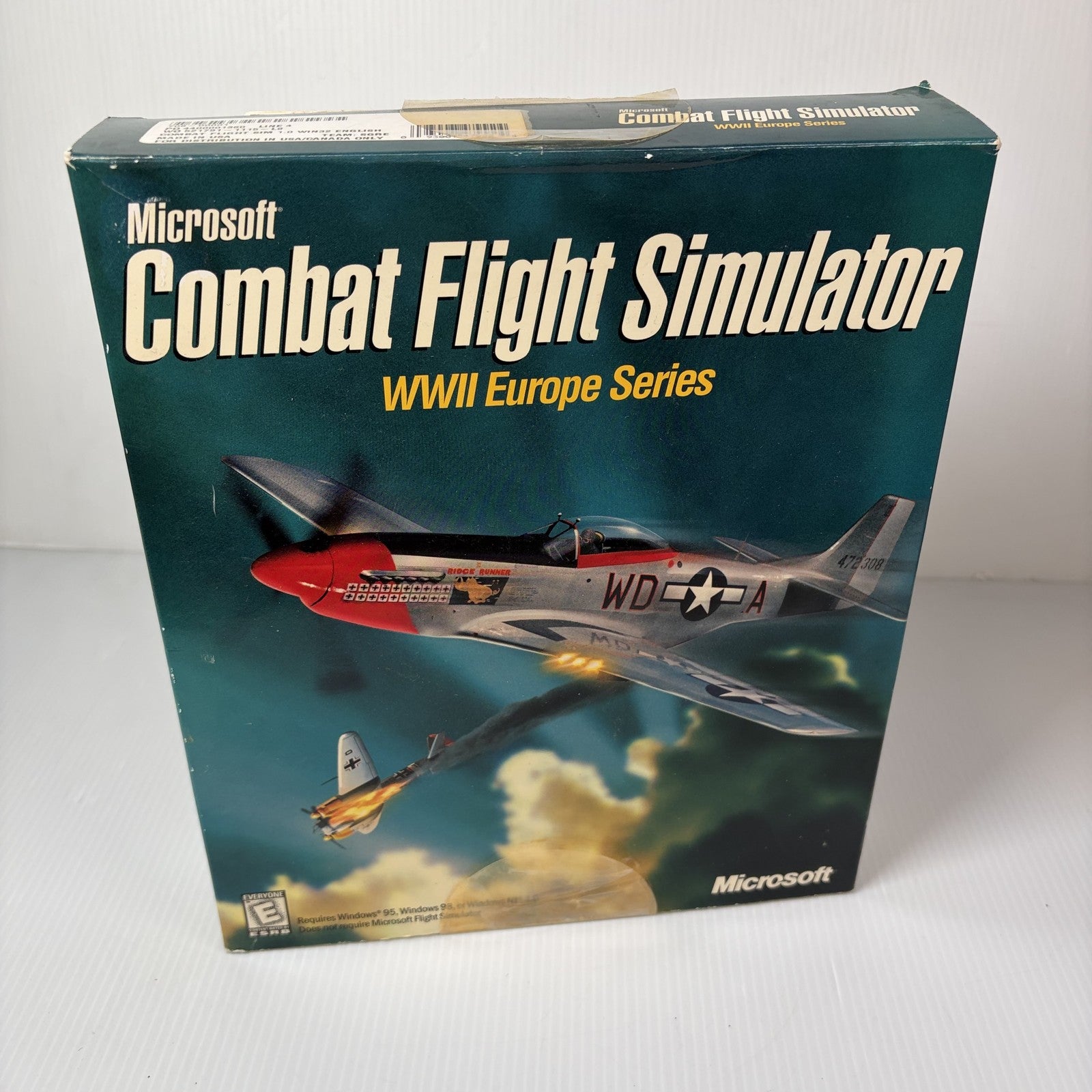 Microsoft Combat Flight Simulator WWII Europe Series PC CD-ROM Big Box Complete