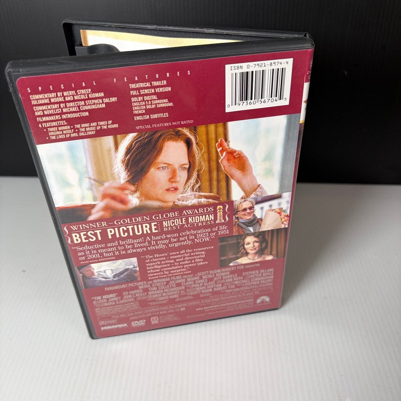 The Hours DVD 2002 Special Collector's Edition Nicole Kidman Meryl Streep
