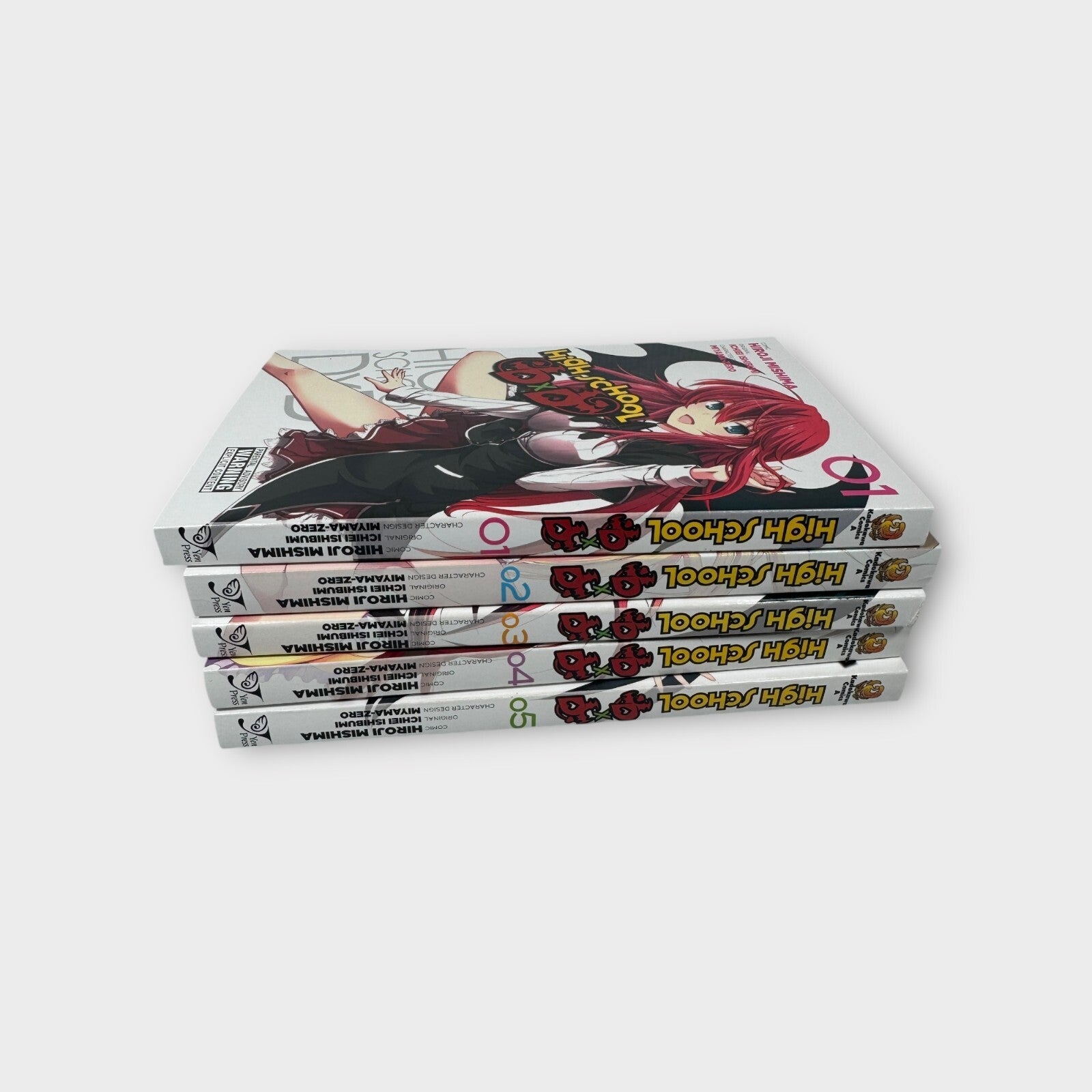 High School DxD Manga Run of 5 Volumes #1-5 Yen Press