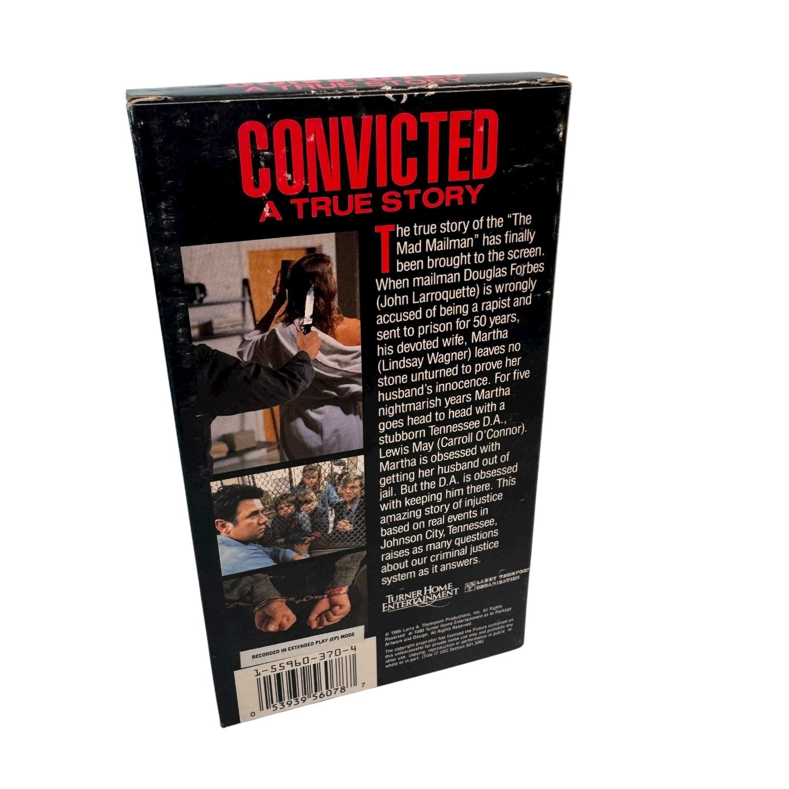 Convicted A True Story VHS 1986 Drama Original Release Turner Home