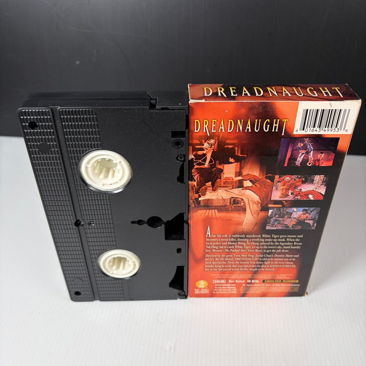 Dreadnaught VHS 1981 Yuen Biao Martial Arts Widescreen Edition Tai Seng
