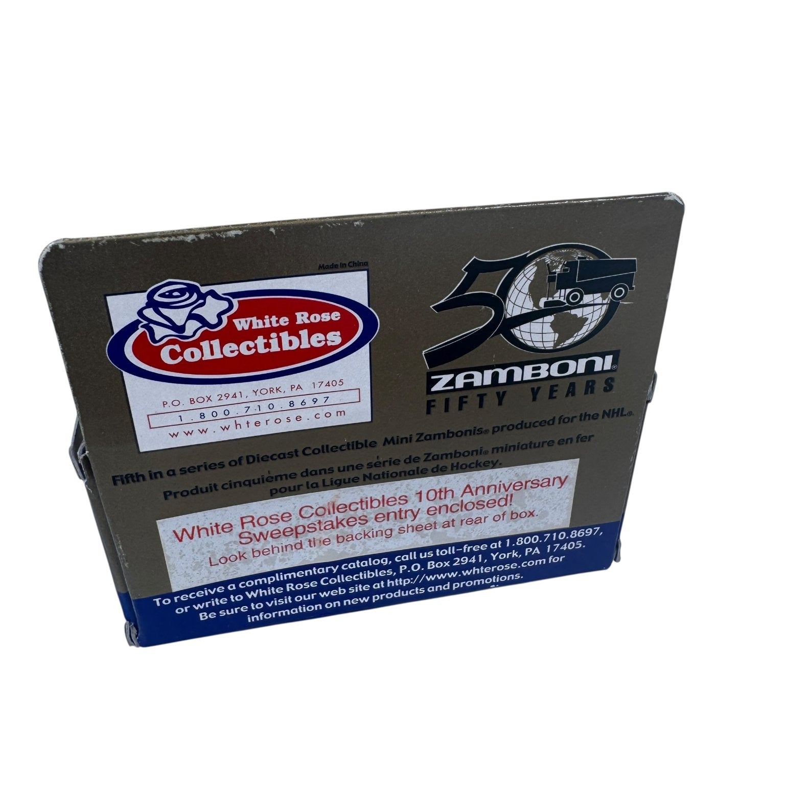 Zamboni Atlanta Thrashers NHL 1:50 Scale Diecast Team Collectible