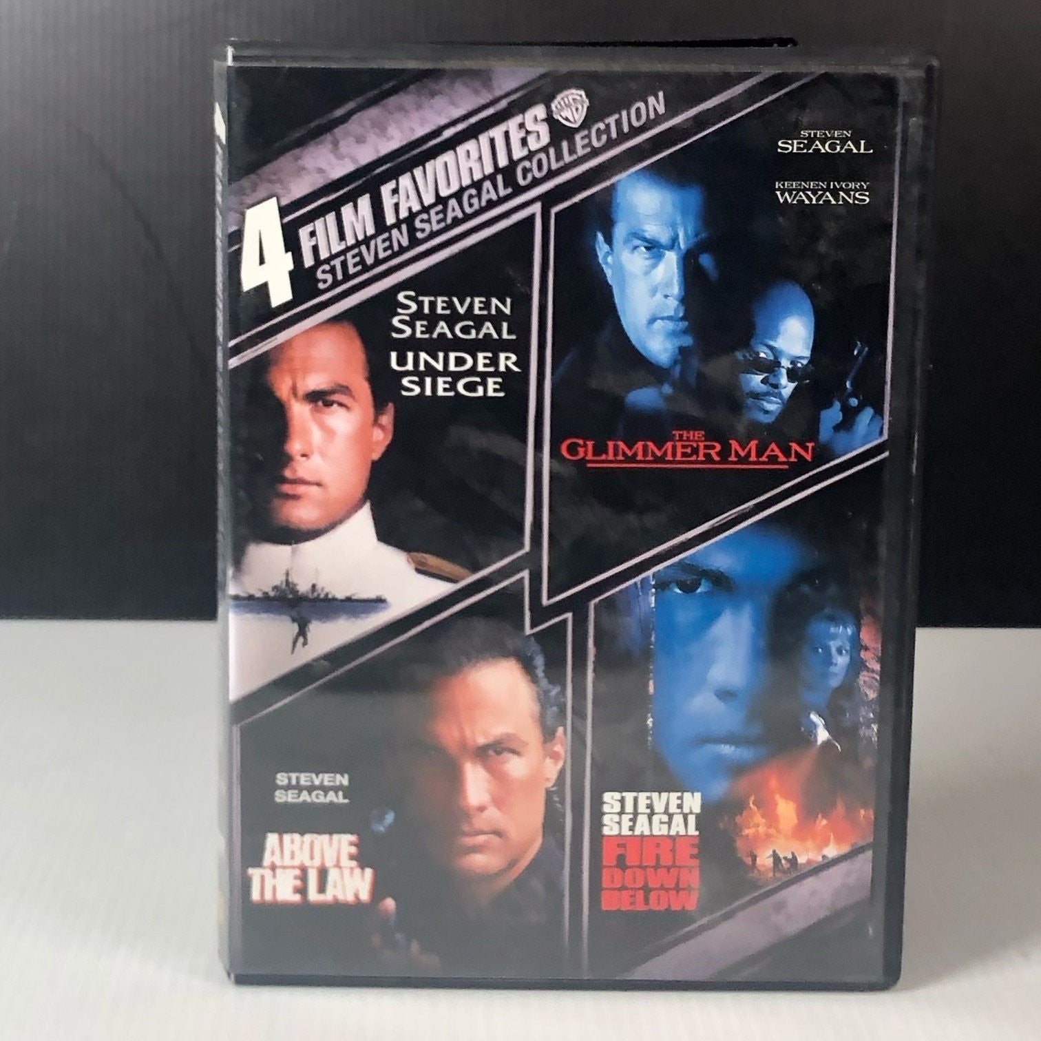 Steven Seagal 4 Film Favorites Collection DVD 2007 Under Siege Glimmer Man